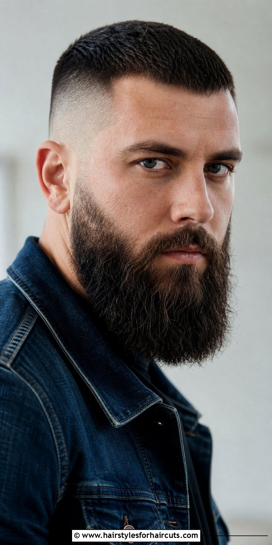 Crew Cut With Long Beard - 25 long beard short hairstyles - 25 long beard short hairstyles