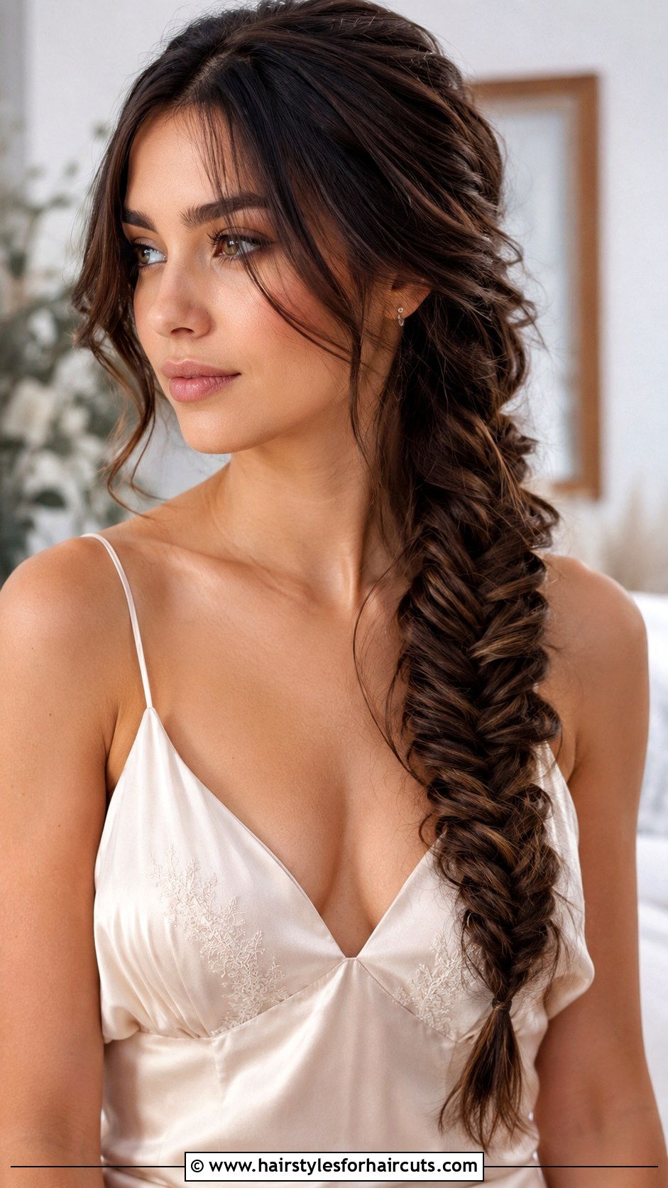 Crimped Fishtail Braid - 25 crimping hairstyles for wedding - 25 crimping hairstyles for wedding