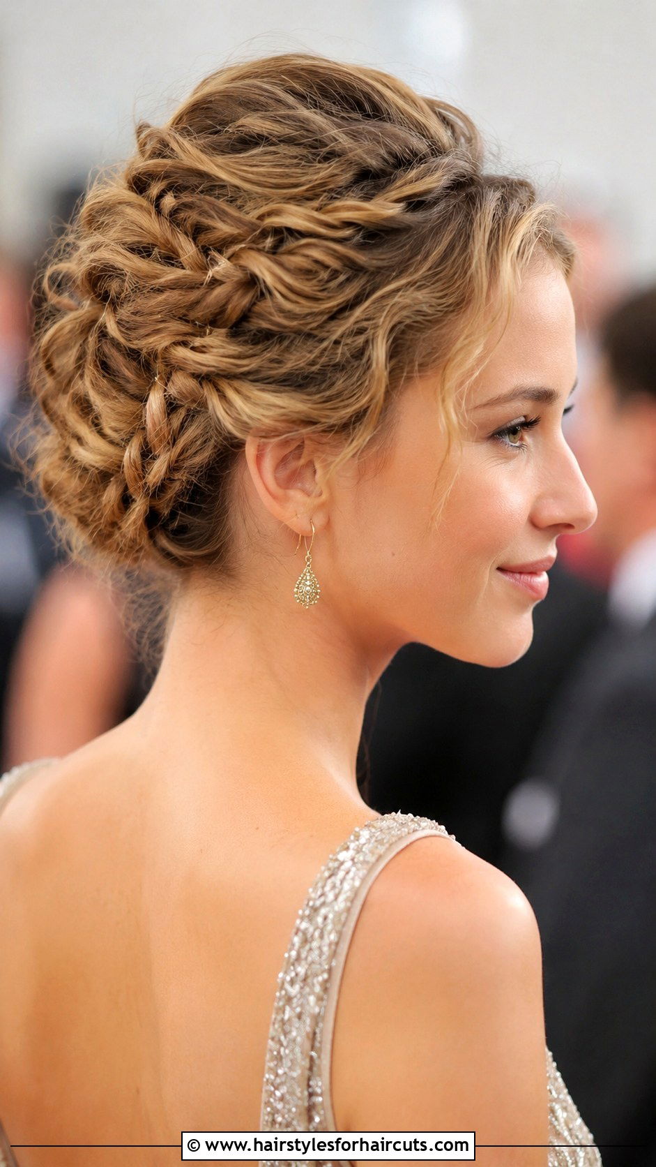 Crimped Twisted Updo - 25 crimped hairstyles - 25 crimped hairstyles