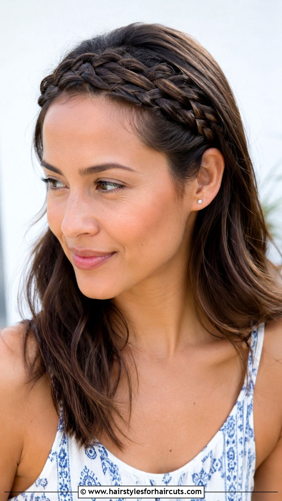 Criss Cross Braided Headband - 25 criss cross hairstyles - 25 criss cross hairstyles