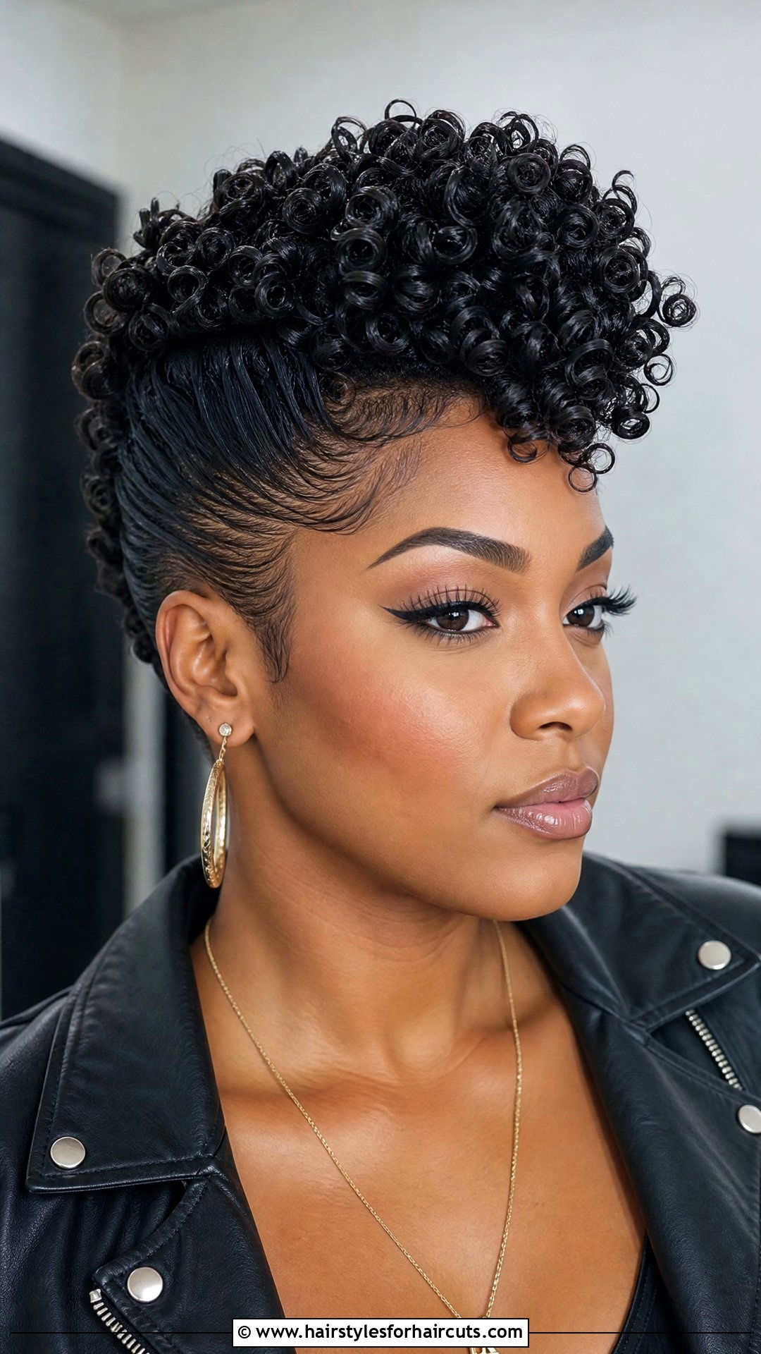 Crochet Faux Hawk - 25 protective hairstyles for 4c hair - 25 protective hairstyles for 4c hair
