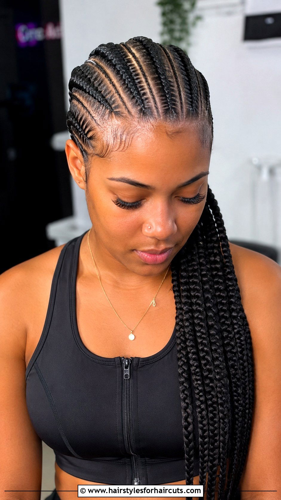 Crochet Feed In Cornrows - 25 braided hairstyles with crochet hair - 25 braided hairstyles with crochet hair
