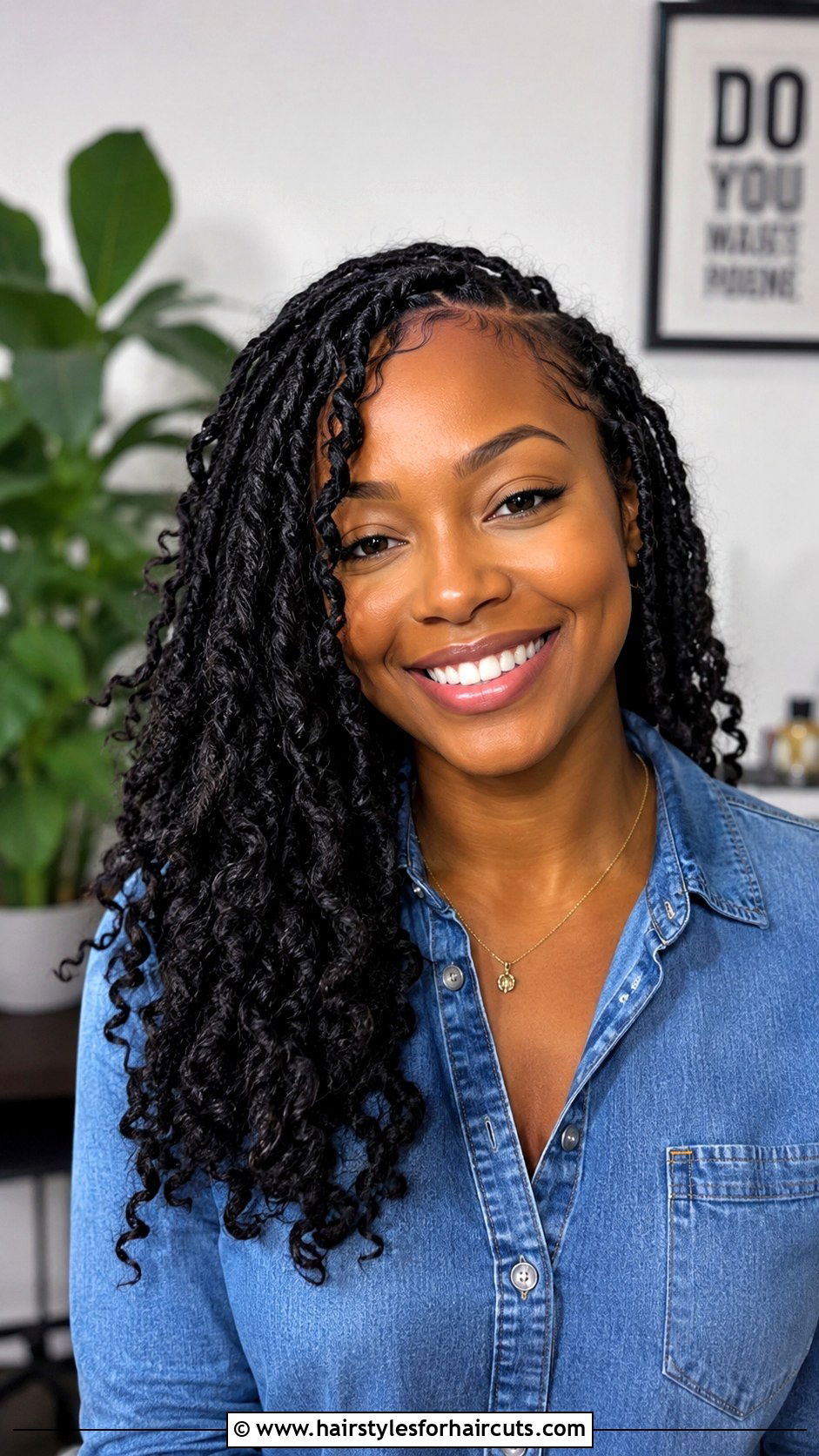 Crochet Hippie Locs - 25 crochet hairstyles for round faces - 25 crochet hairstyles for round faces