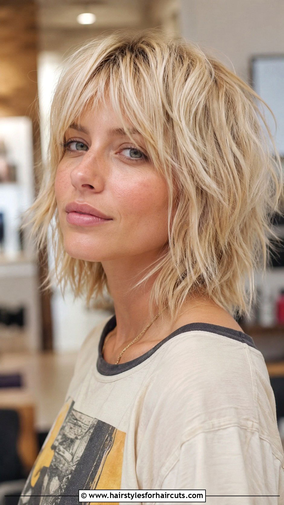 Cropped Blonde Shag - 25 short blonde hairstyles for thin hair - 25 short blonde hairstyles for thin hair