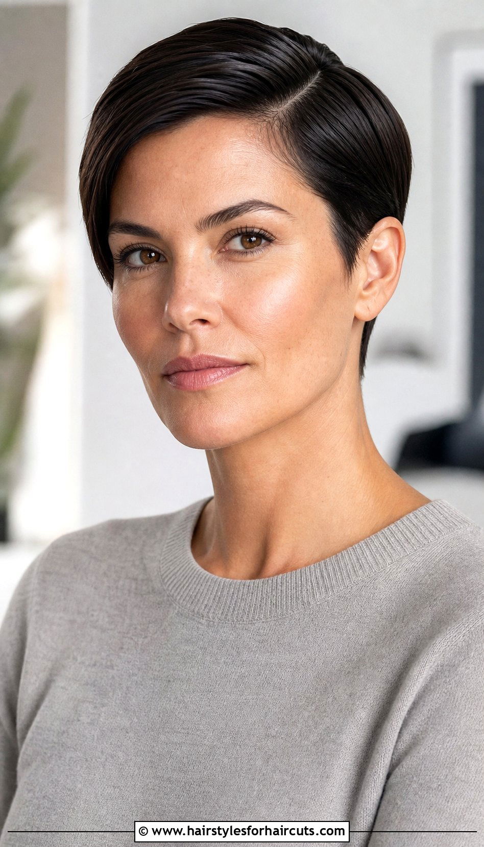 Cropped Cut With Side Part - 25 fine hair short haircuts - 25 fine hair short haircuts