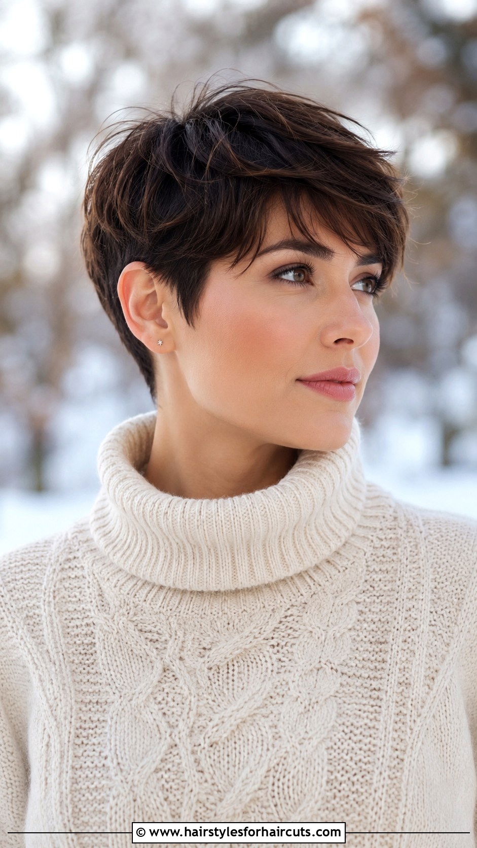 Cropped Cut - 25 haircuts for winter - 25 haircuts for winter