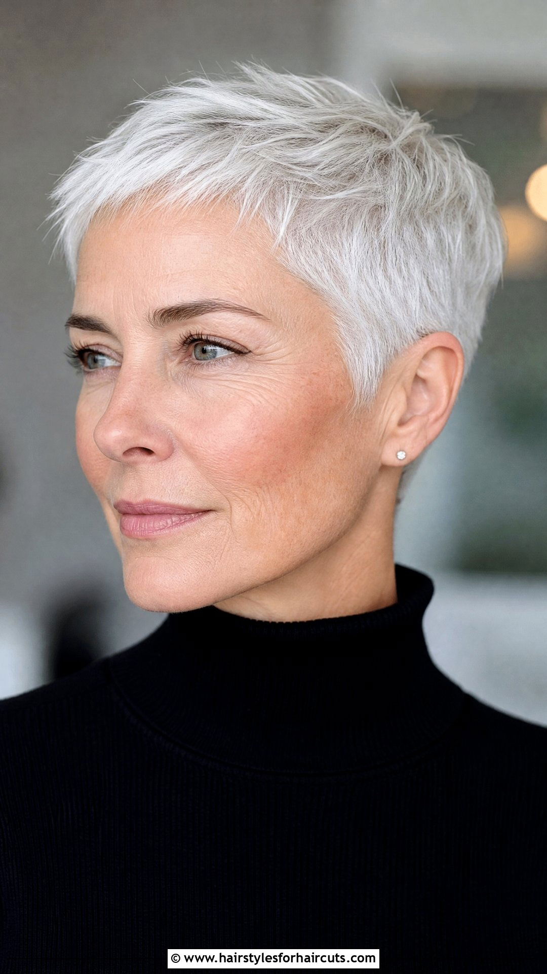 Cropped Pixie For White Hair - 25 pixie haircuts for gray hair - 25 pixie haircuts for gray hair
