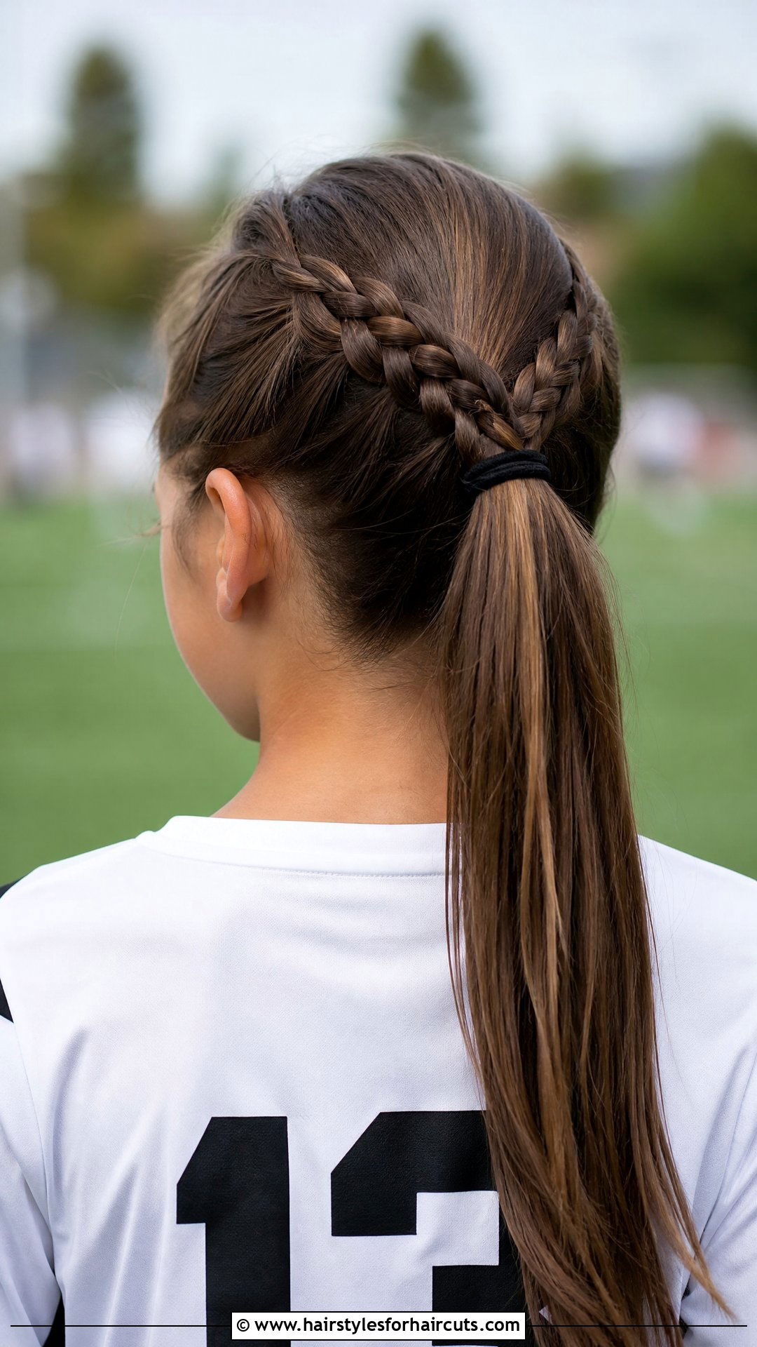 Crossed Braids Ponytail - 25 hairstyles for 10 year old girls - 25 hairstyles for 10 year old girls