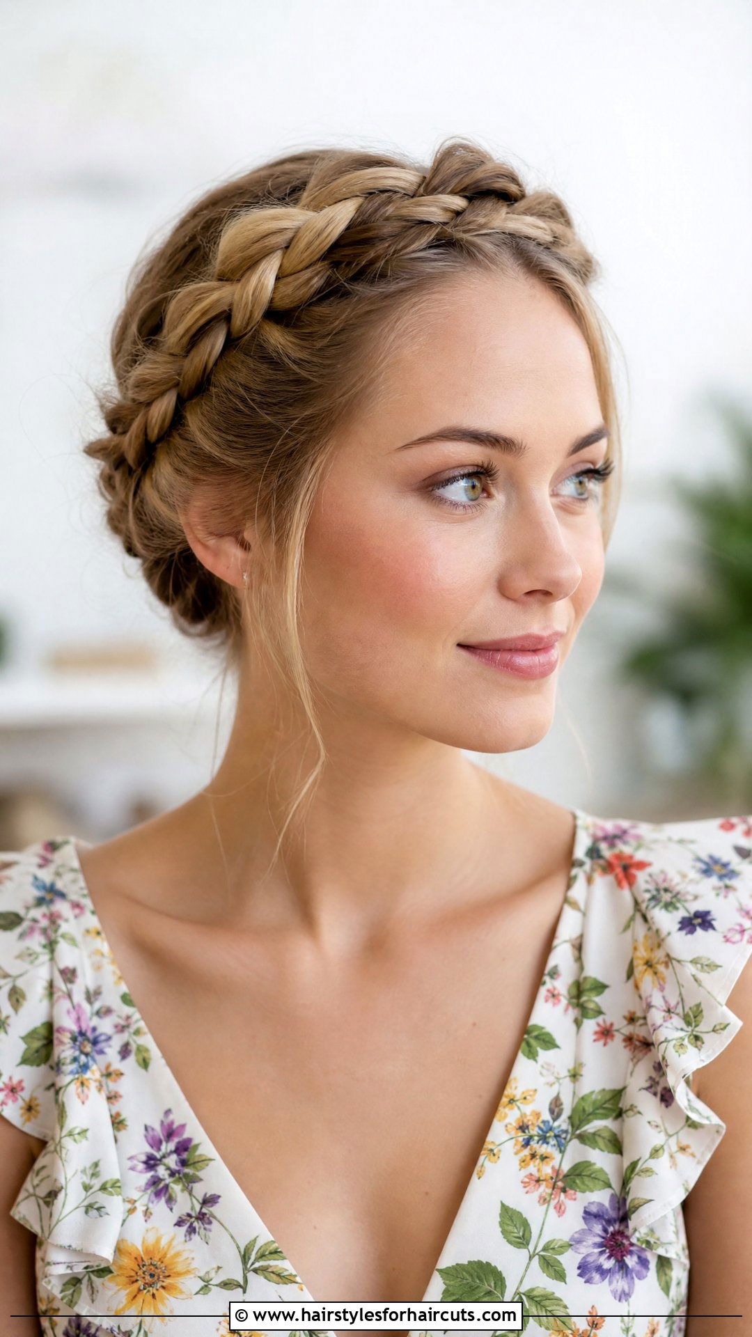 Crown Braid - 25 easy hairstyles that wont damage hair - 25 easy hairstyles that won't damage hair