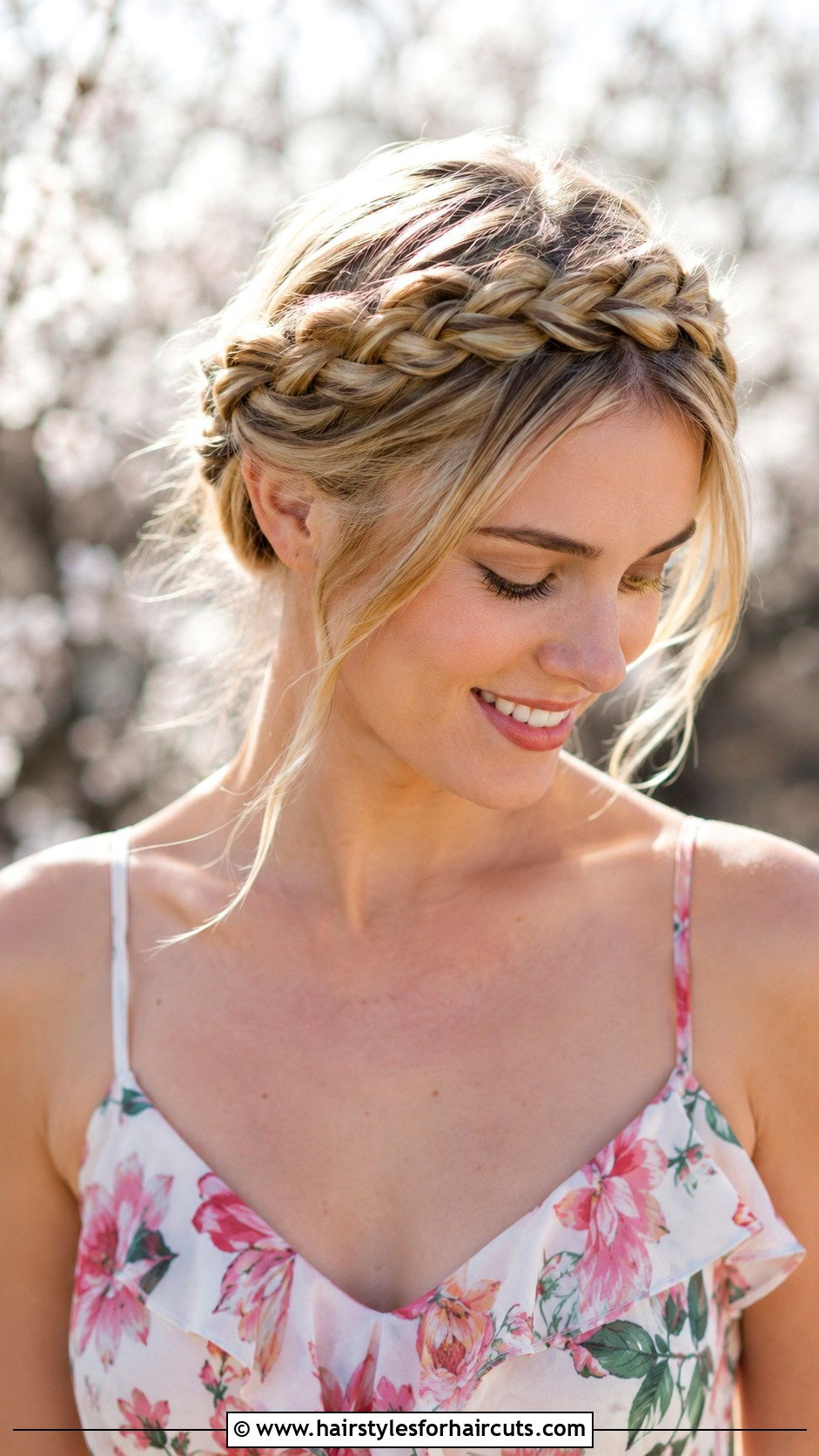 Crown Braid - 25 motorcycle hairstyles for short hair - 25 motorcycle hairstyles for short hair