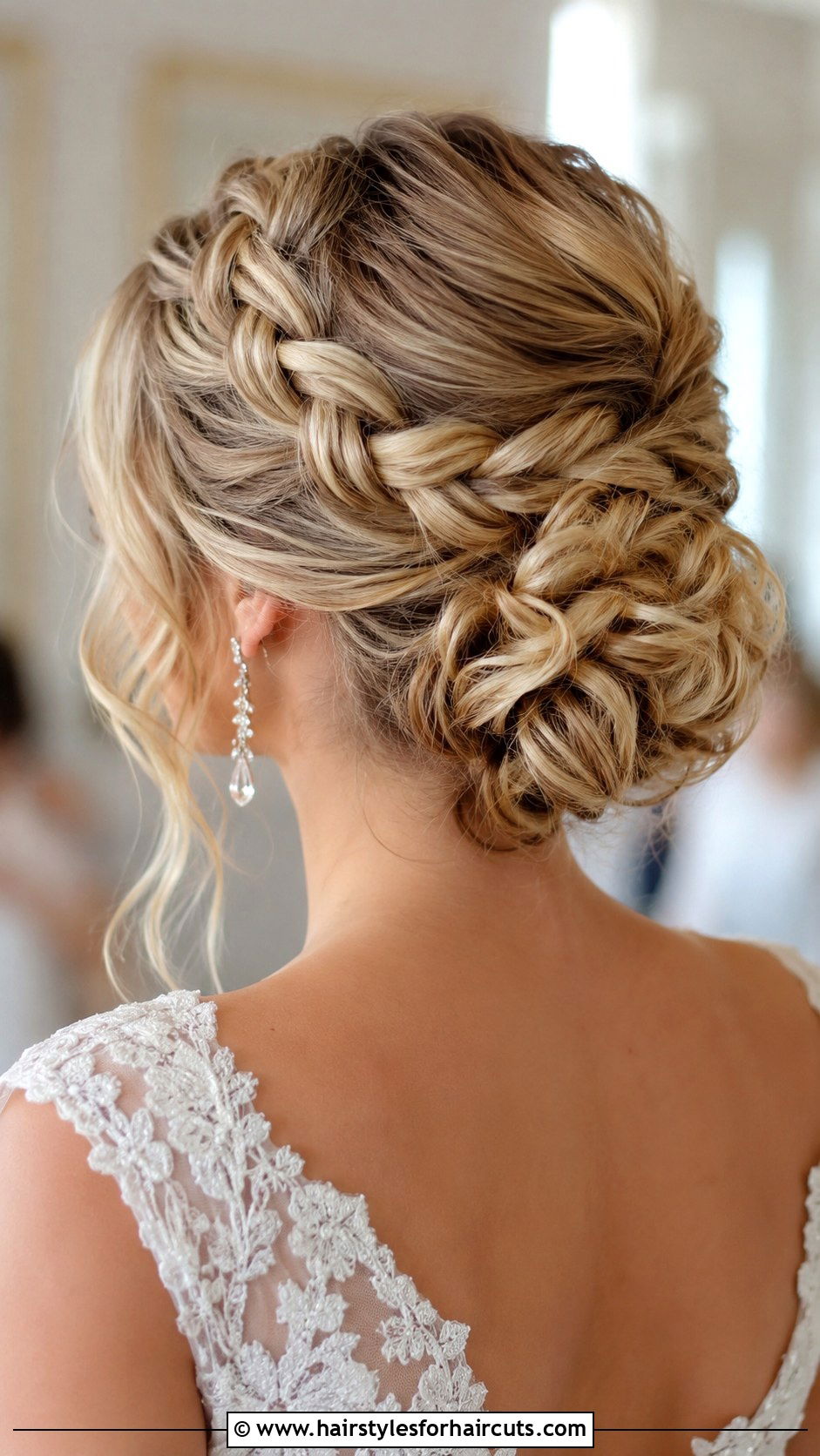 Crown Braid Curly Bun - 25 bun hairstyles curly hair - 25 bun hairstyles curly hair