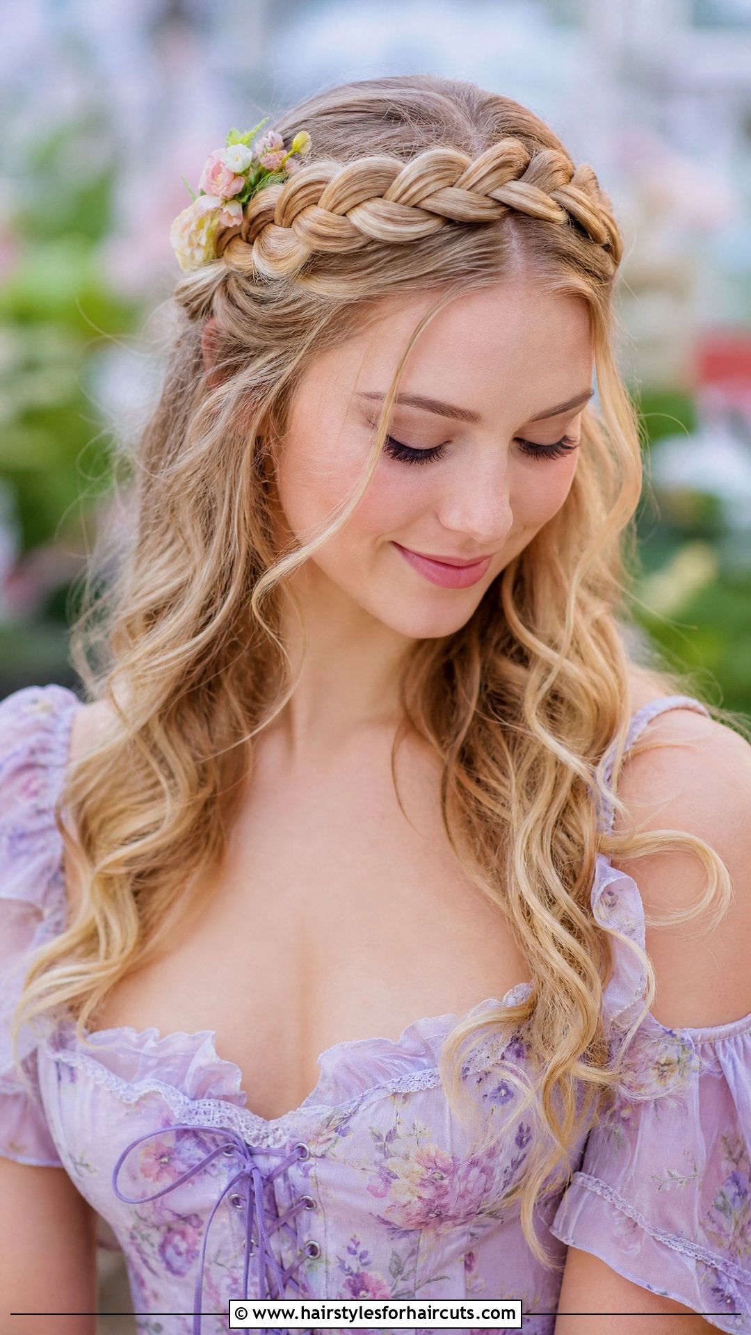 Crown Braid For Long Hair - 25 wedding party hairstyles for long hair - 25 wedding party hairstyles for long hair