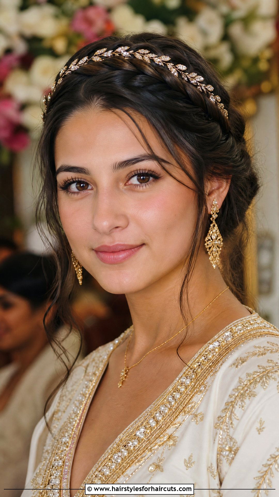 Crown Braid Hair Vine - 25 hair vine hairstyles - 25 hair vine hairstyles