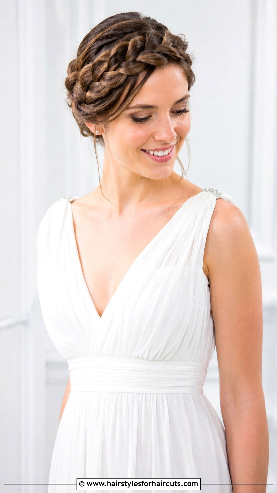 Crown Braid Hairstyle - 25 1940s hairstyles - 25 1940's hairstyles