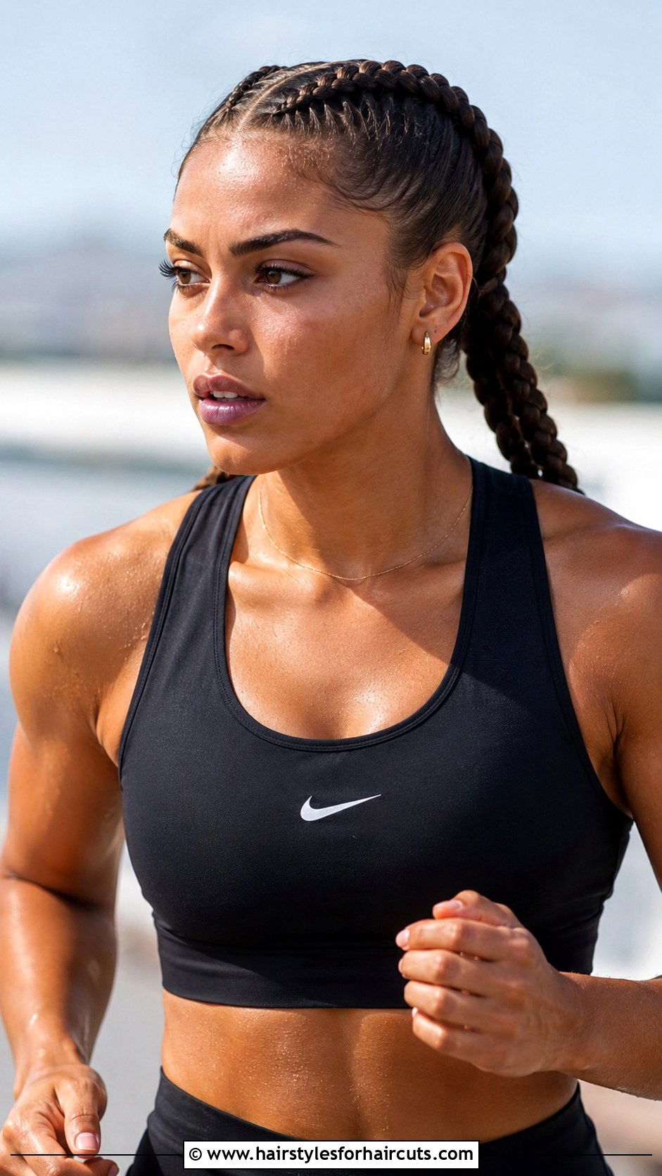 Crown Braid Updo - 25 hairstyles for sweaty hair - 25 hairstyles for sweaty hair