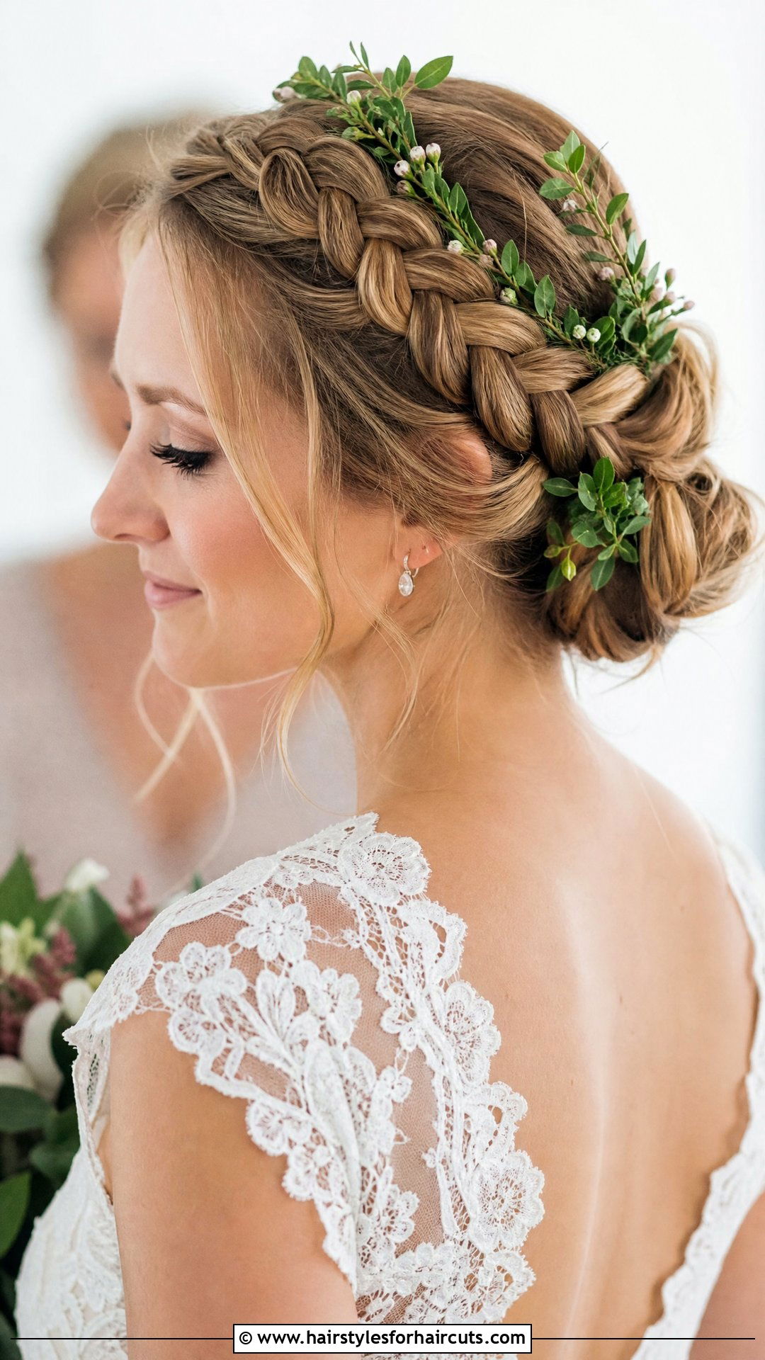 Crown Braid Wedding Hairstyle - 25 wedding hairstyles - 25 wedding hairstyles