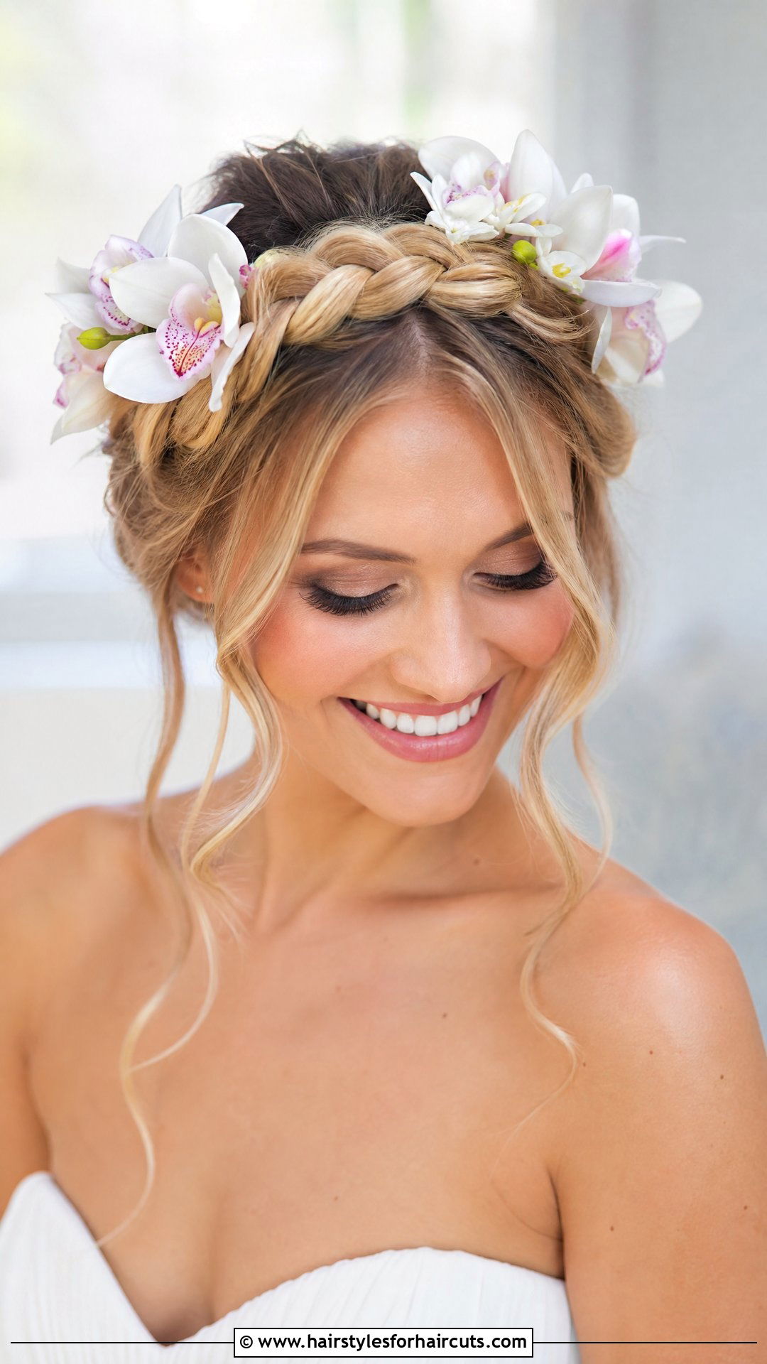 Crown Braid With Flower Crown - 25 flower crown hairstyles for long hair - 25 flower crown hairstyles for long hair