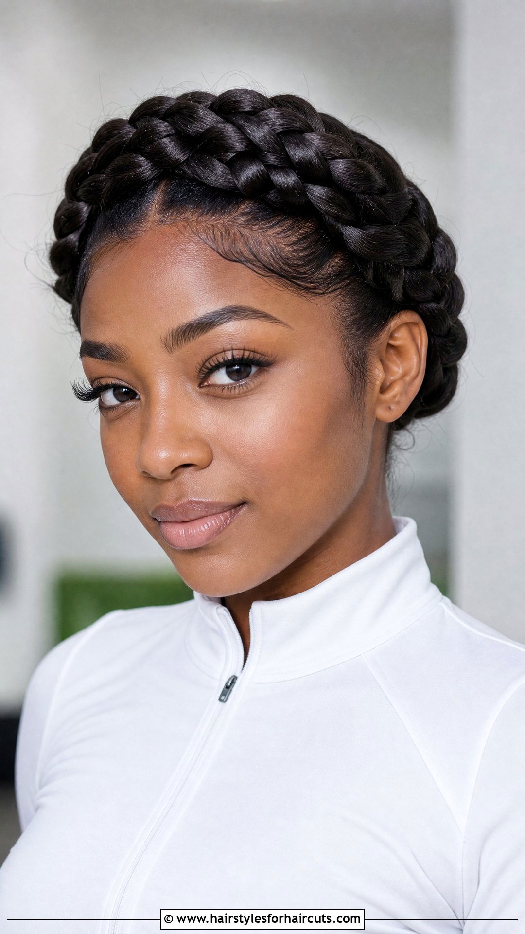 Crown Braid With Halo Extensions - 25 softball hairstyles with fake hair - 25 softball hairstyles with fake hair