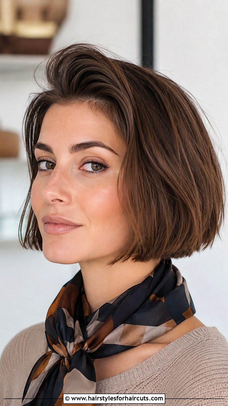 Crown Volume Asymmetrical Bob - 25 crown haircuts - 25 crown haircuts