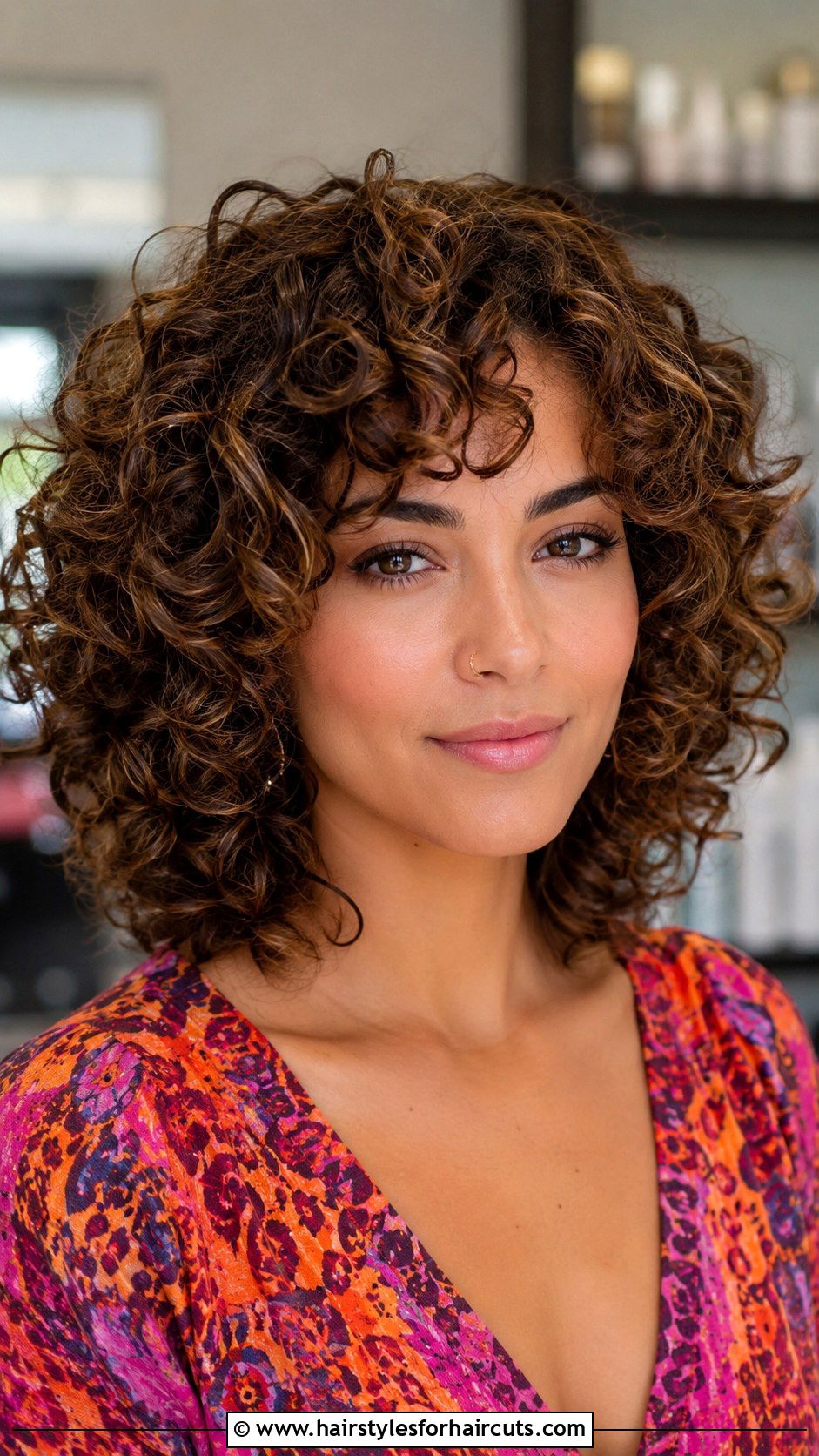 Curl Contour Haircut - 25 medium short haircuts - 25 medium short haircuts