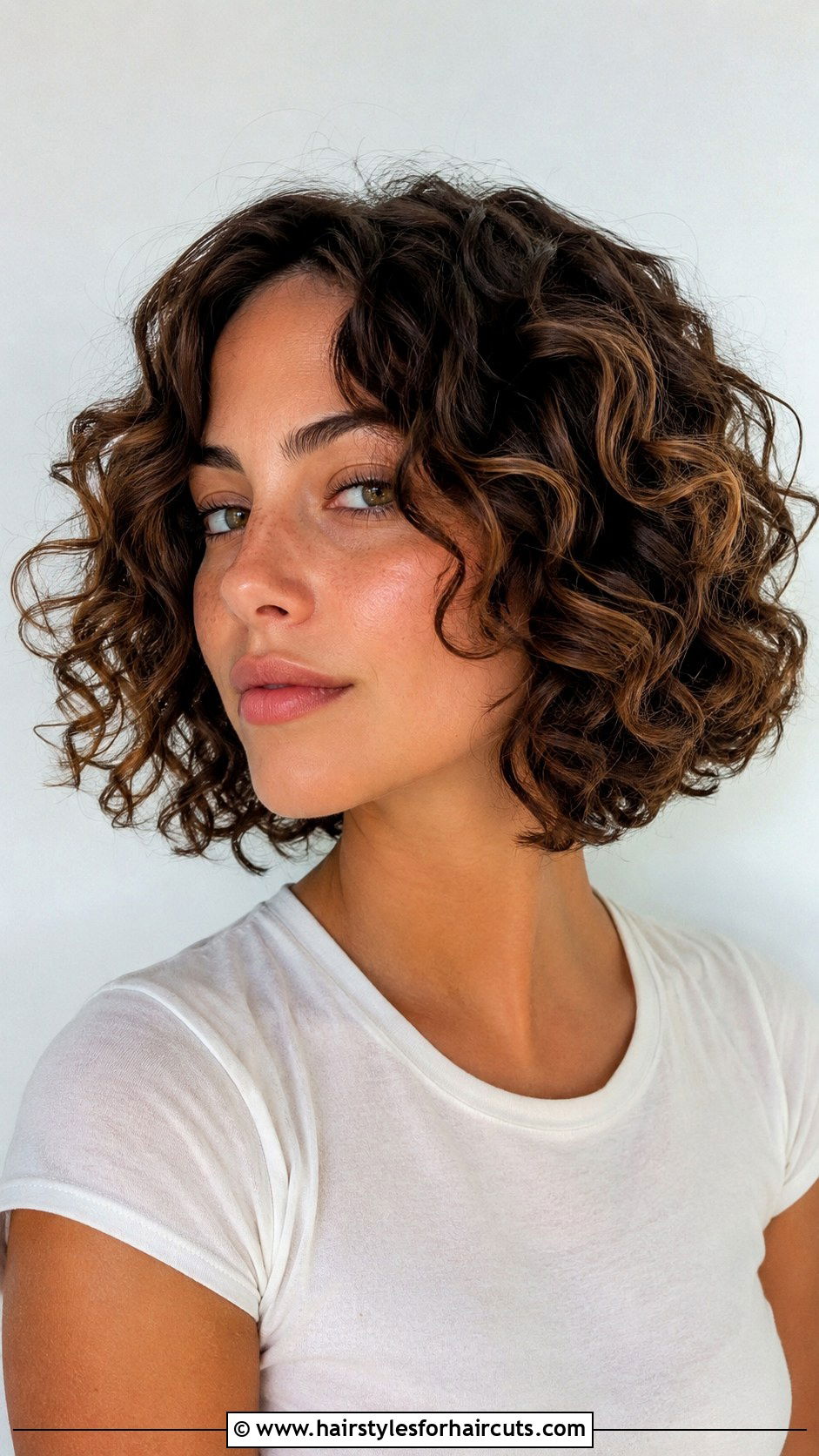 Curly A Line Bob - 25 a line haircuts - 25 a line haircuts