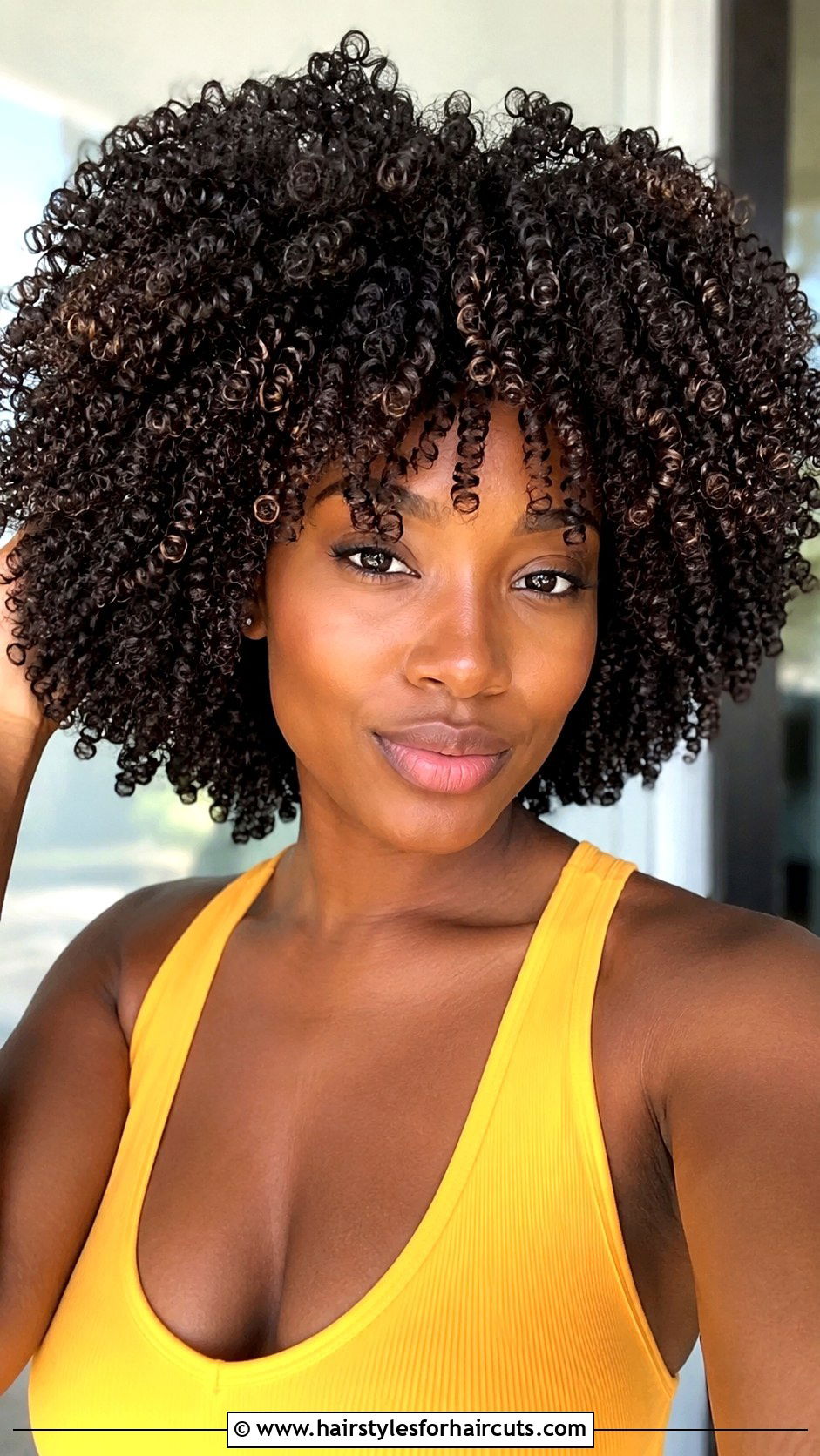 Curly Afro - 25 black hairstyles names - 25 black hairstyles names