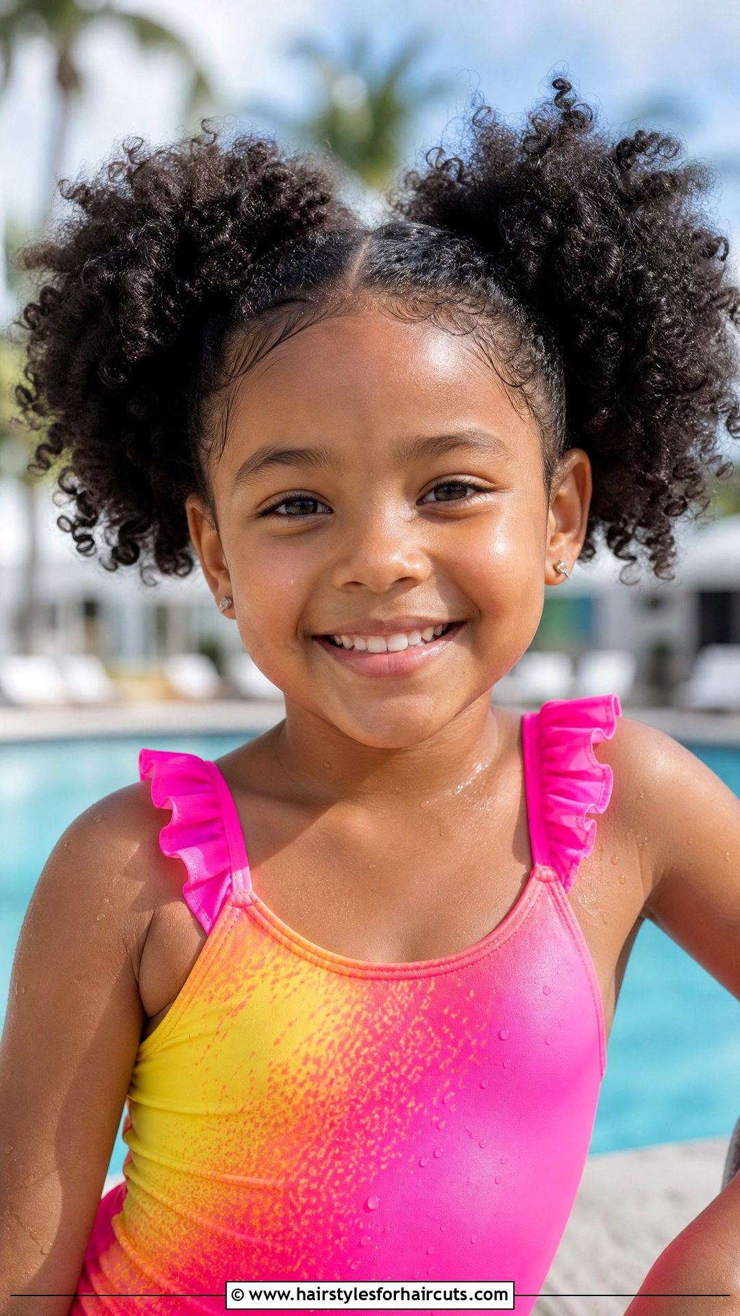 Curly Afro Puffs Hairstyle - 25 curly hairstyles girls - 25 curly hairstyles girls