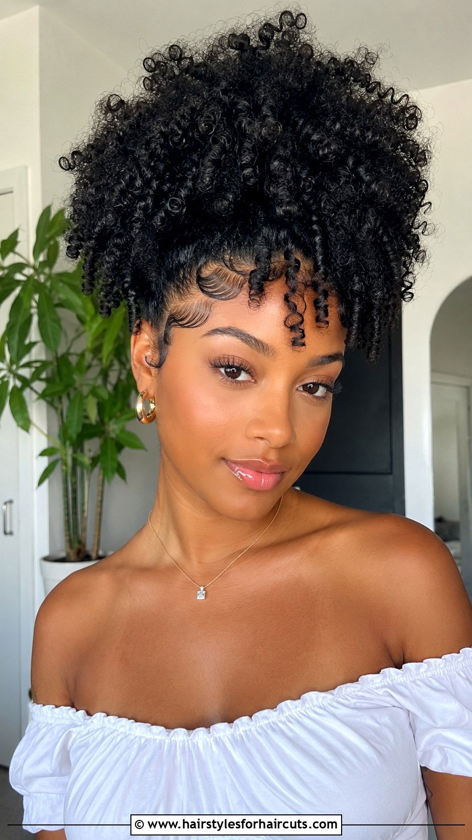 Curly Afro With Baby Hair - 25 afro hair hairstyles - 25 afro hair hairstyles