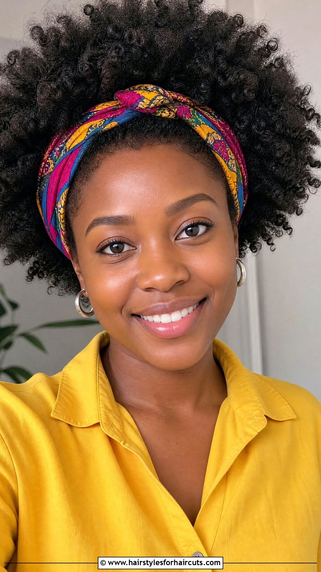 Curly Afro With Headband - 25 curly hair headband hairstyles - 25 curly hair headband hairstyles