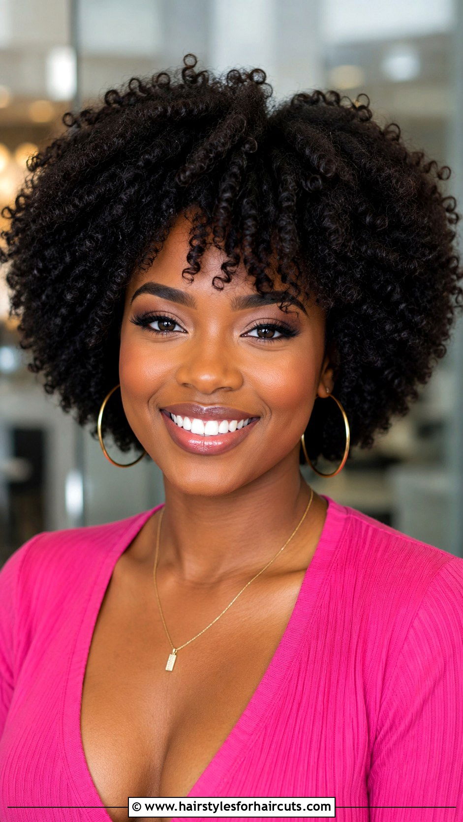 Curly Afro With Shape - 25 best haircuts for black curly hair - 25 best haircuts for black curly hair