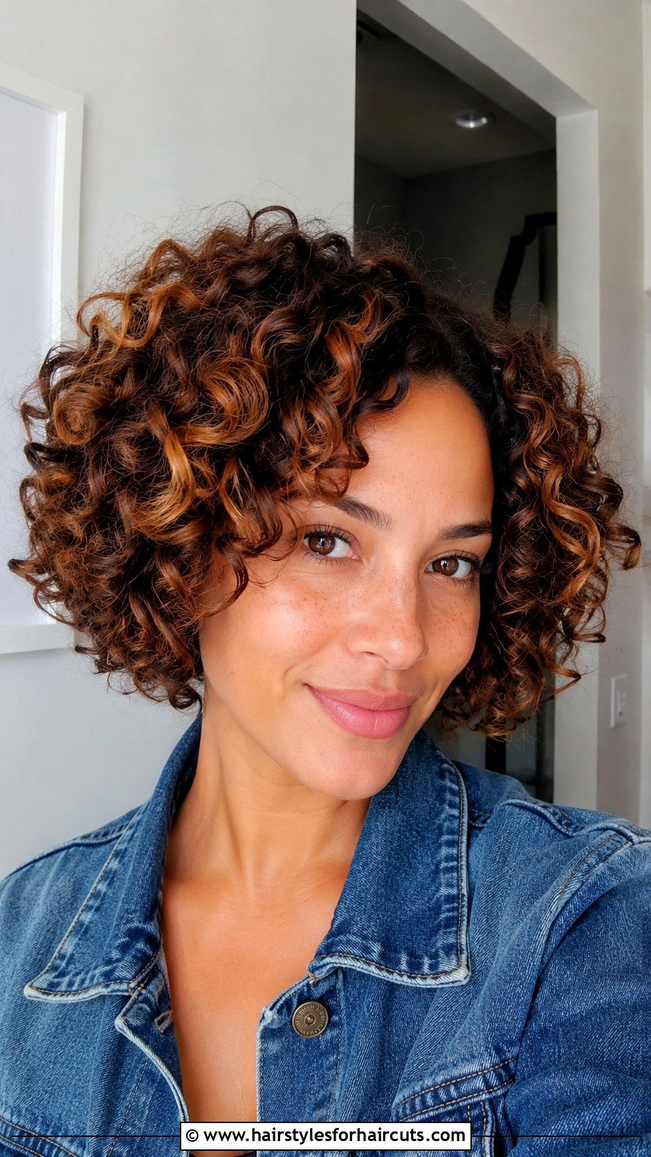 Curly Balayage Bob Haircut - 25 balayage hair bob haircuts - 25 balayage hair bob haircuts