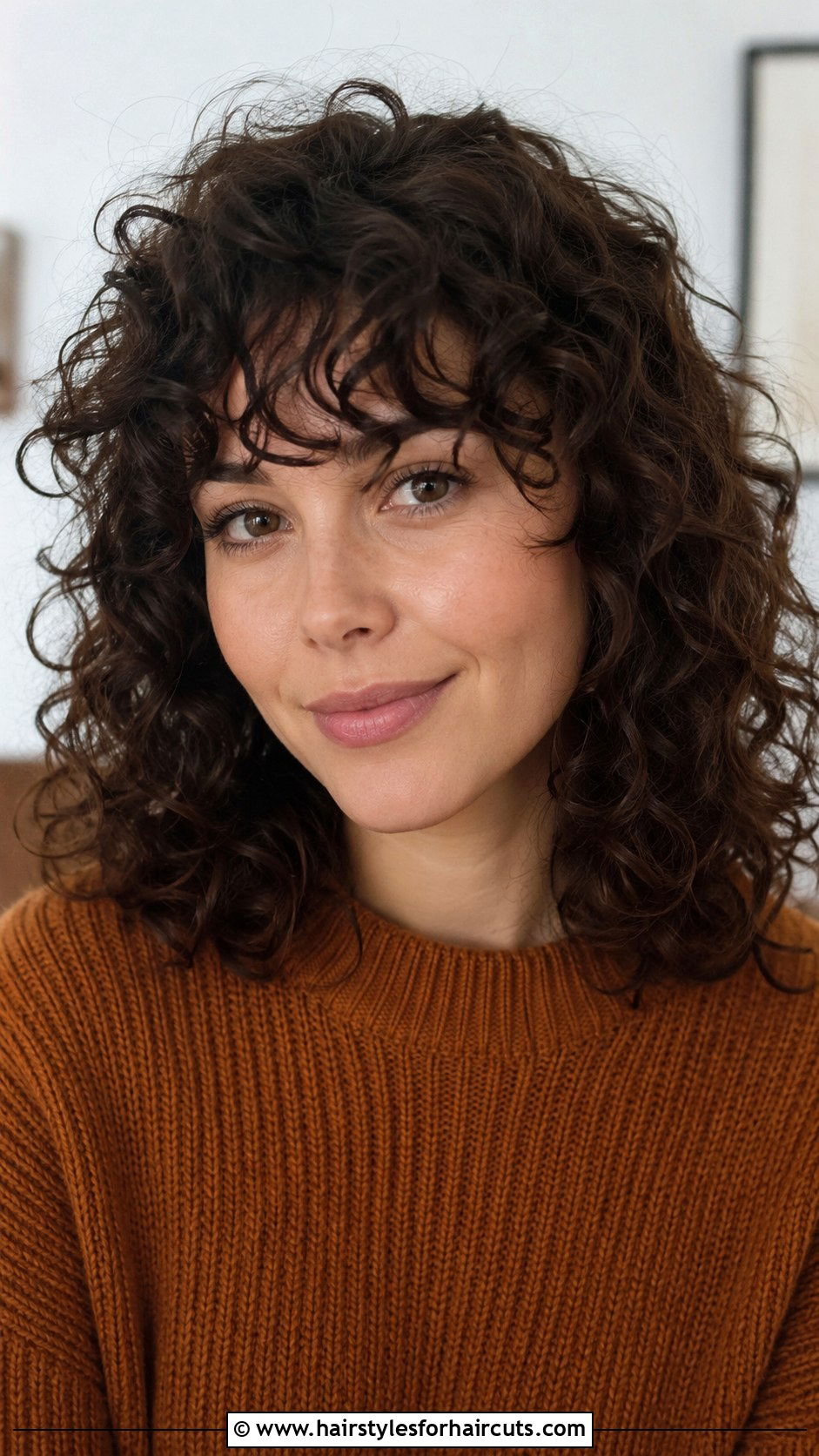 Curly Bangs With Layers - 25 curly haircuts inspo - 25 curly haircuts inspo