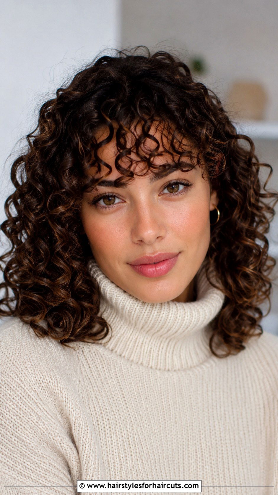 Curly Bangs With Medium Length Hair - 25 best haircuts for thick curly hair - 25 best haircuts for thick curly hair