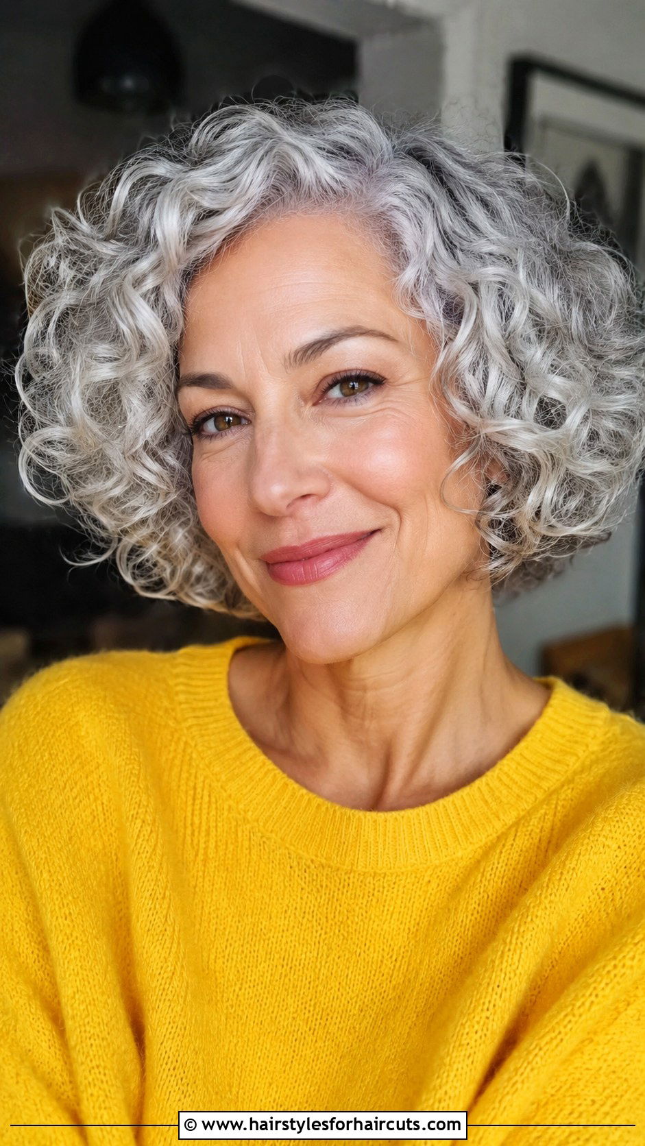 Curly Bob Grey Hair - 25 haircuts for grey hair women - 25 haircuts for grey hair women