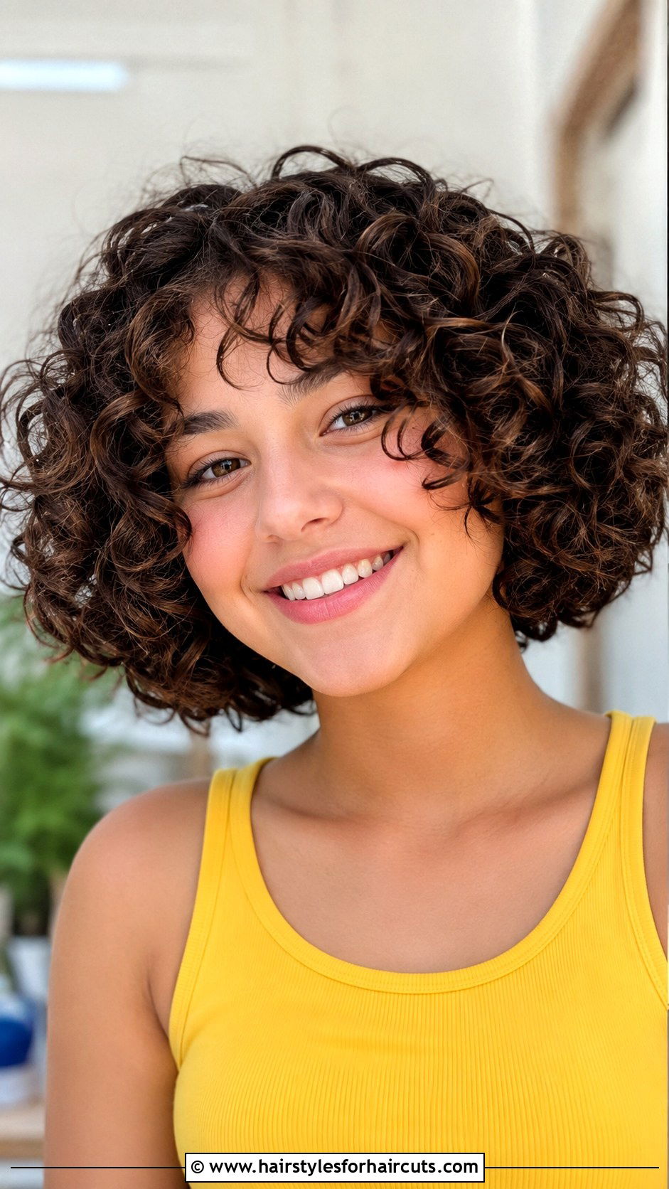 Curly Bob Haircut - 25 bob haircuts for girls - 25 bob haircuts for girls