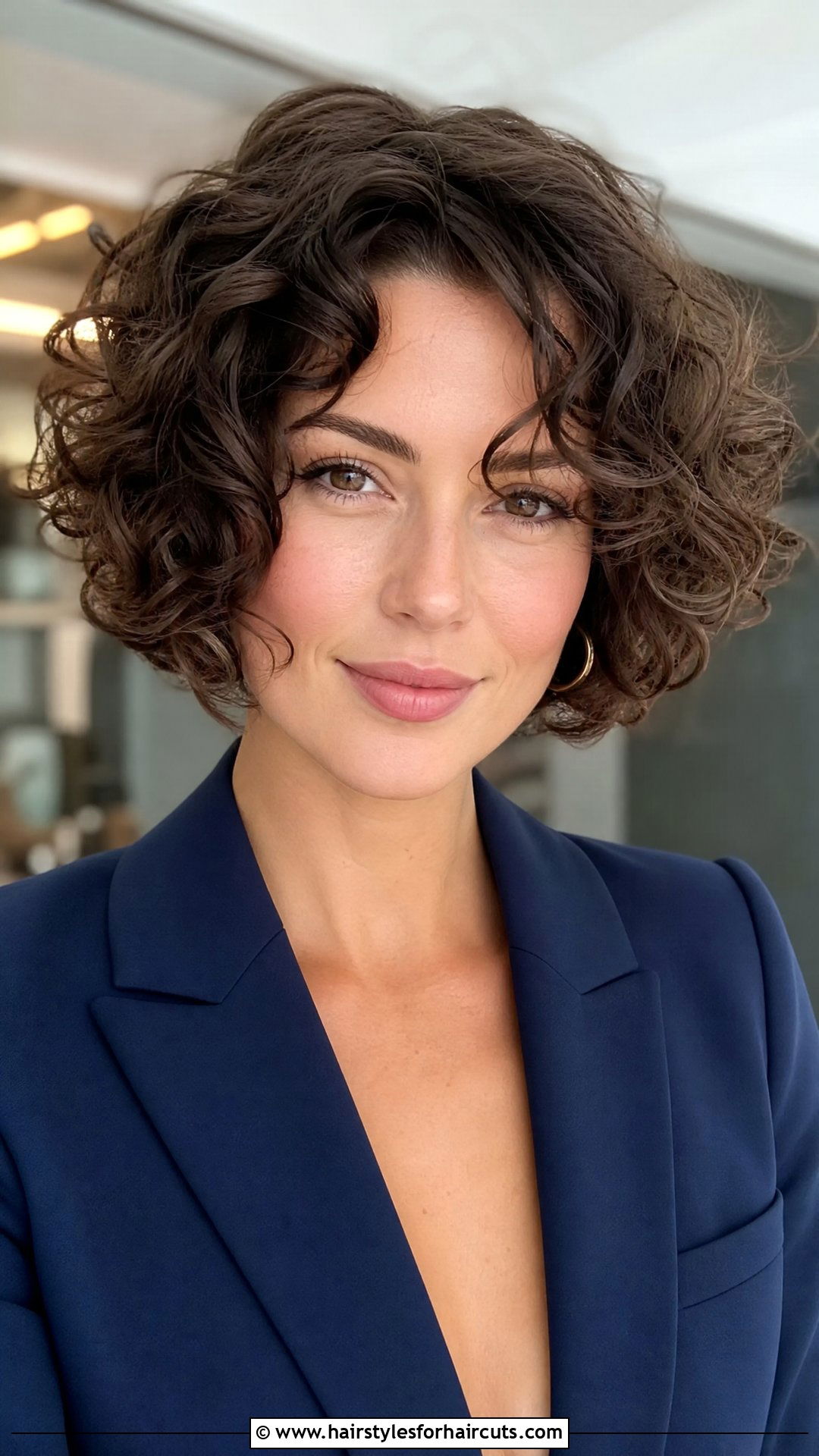 Curly Bob Haircut - 25 womens professional hairstyles for curly hair - 25 womens professional hairstyles for curly hair