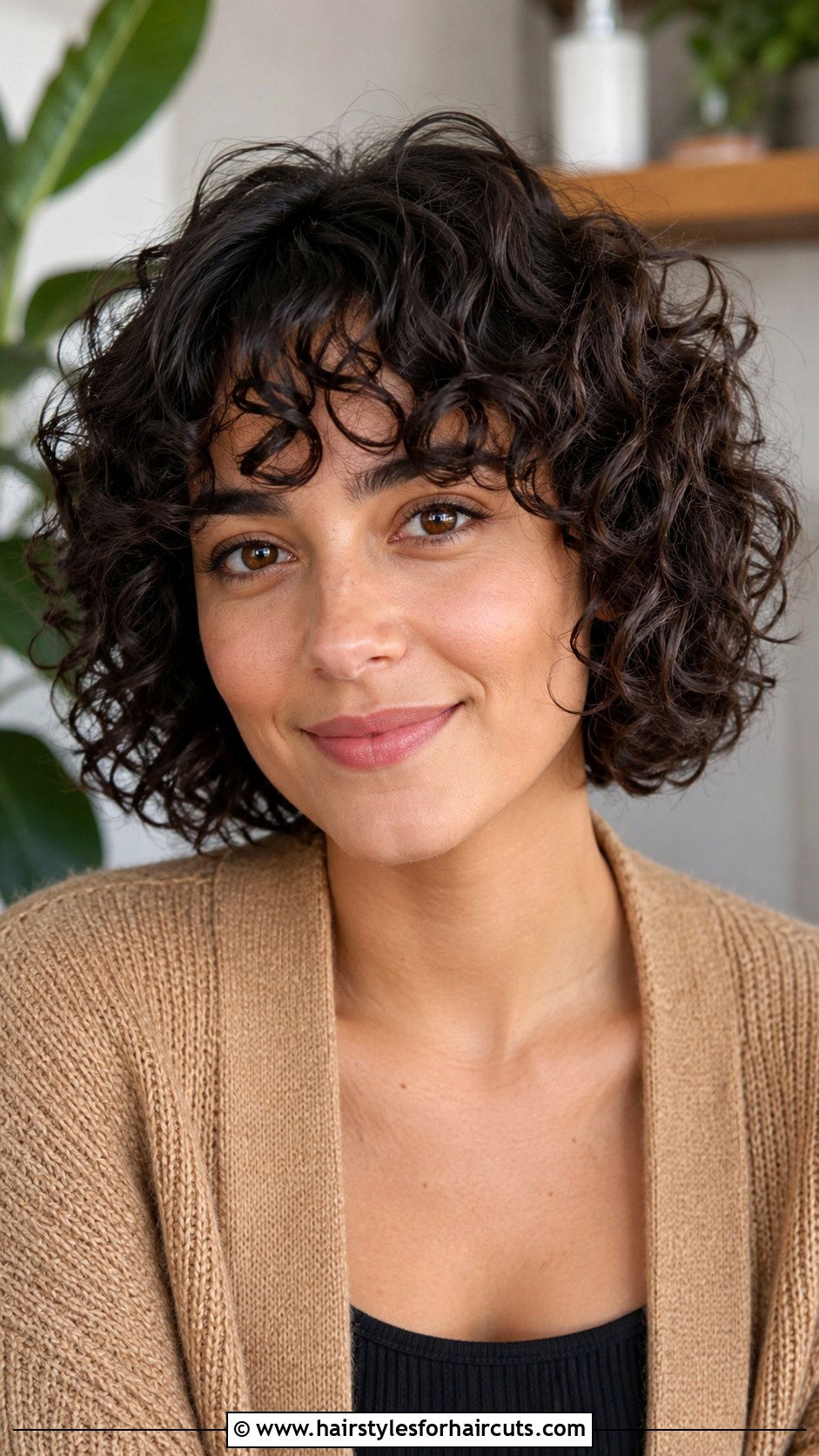 Curly Bob With Bangs - 25 bob hairstyles for curly hair over 50 - 25 bob hairstyles for curly hair over 50