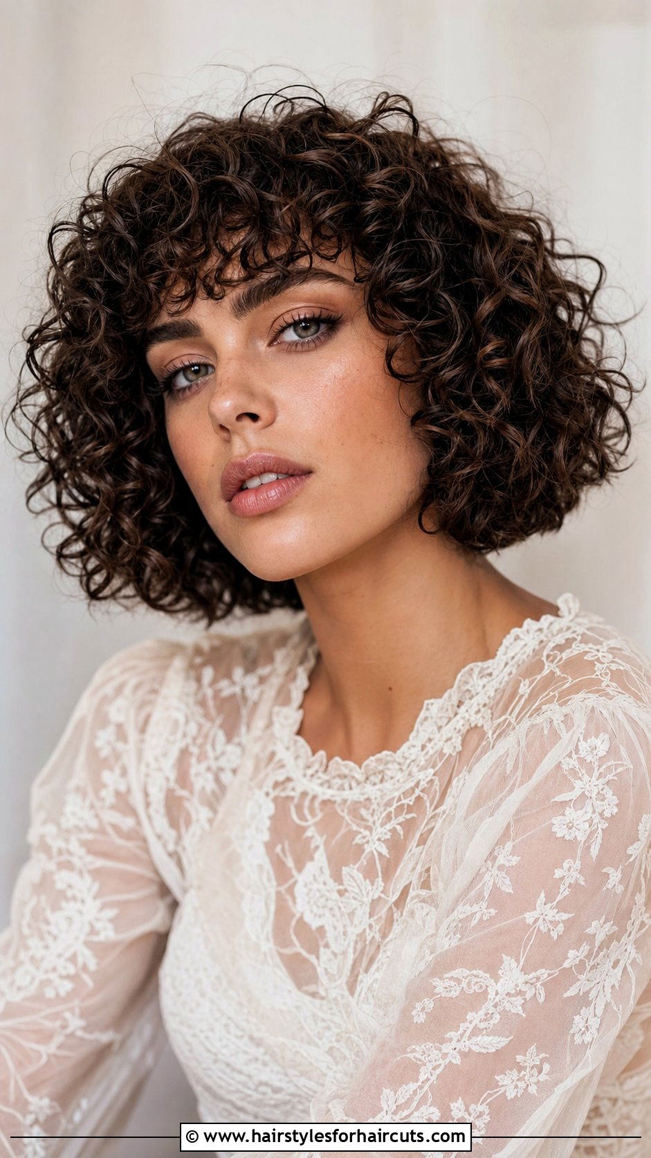 Curly Bob With Bangs - 25 curly haircuts techniques - 25 curly haircuts techniques