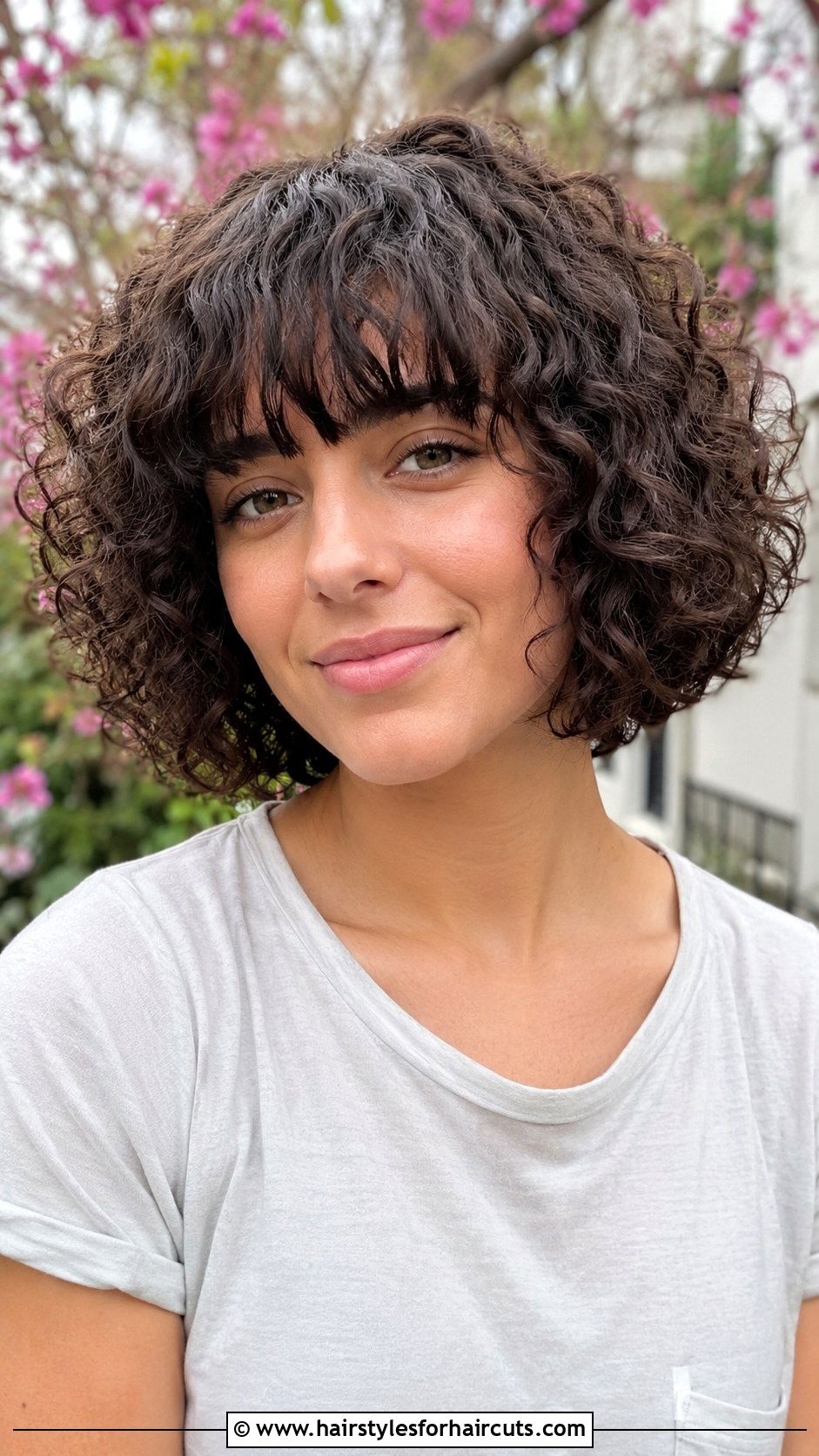 Curly Bob With Bangs - 25 curly hairstyles product - 25 curly hairstyles product