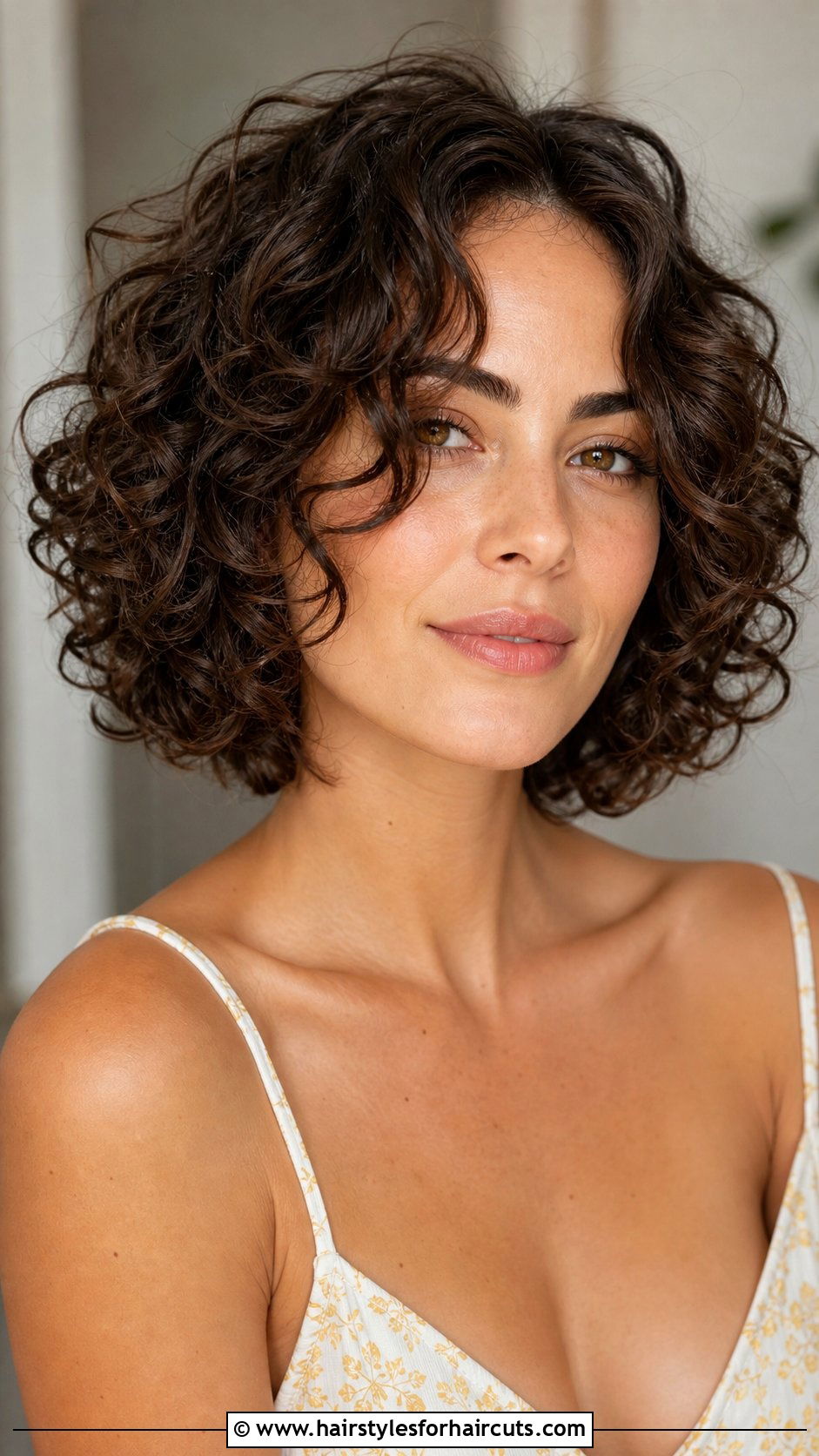 Curly Bob With Face Framing Layers - 25 short bob haircuts for curly hair - 25 short bob haircuts for curly hair