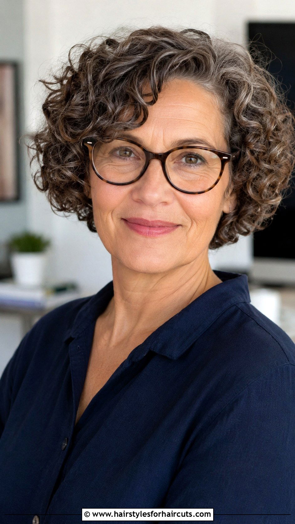 Curly Bob With Glasses - 25 bob hairstyles for curly hair over 50 - 25 bob hairstyles for curly hair over 50