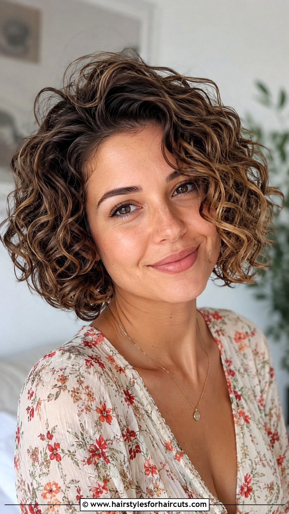 Curly Bob With Side Part - 25 curly hairstyles for square face - 25 curly hairstyles for square face