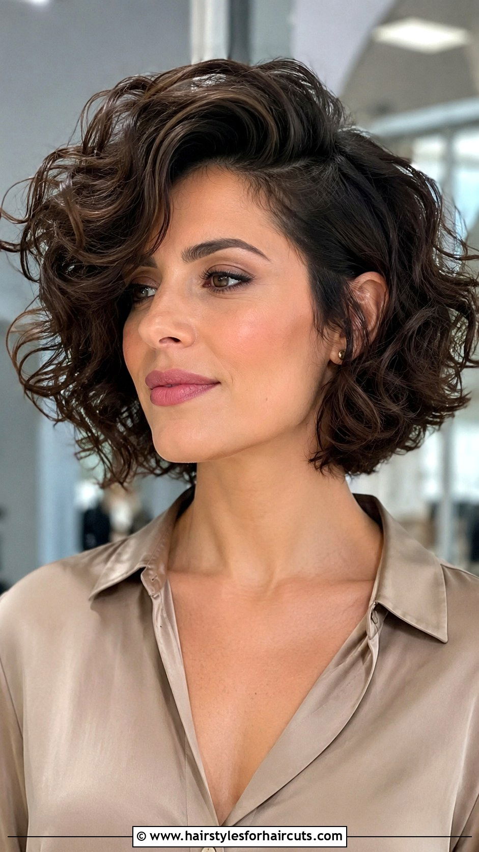 Curly Bob With Side Part - 25 best hairstyles for fine curly hair - 25 best hairstyles for fine curly hair