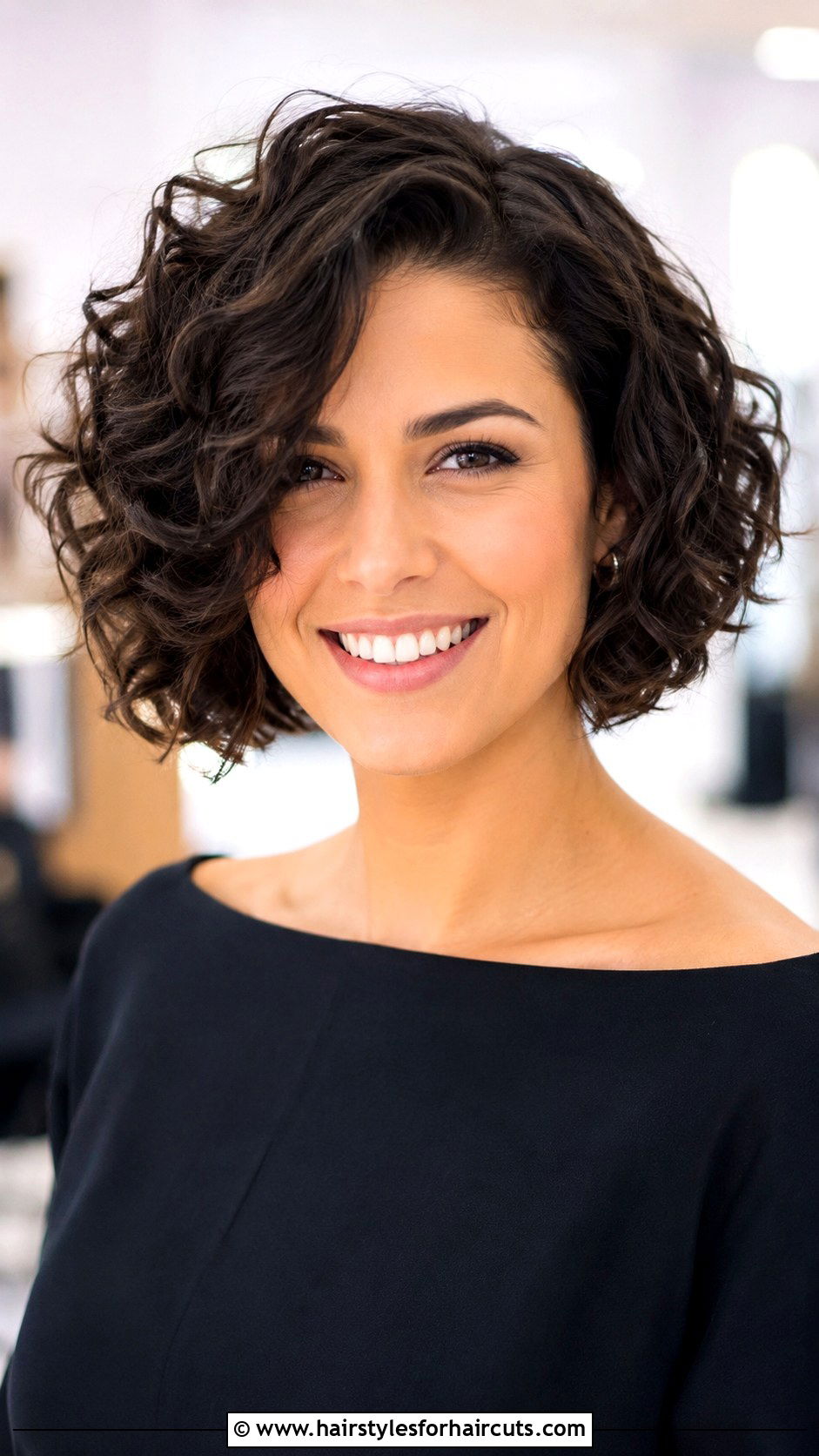 Curly Bob With Side Part - 25 bob hairstyles for curly hair over 50 - 25 bob hairstyles for curly hair over 50