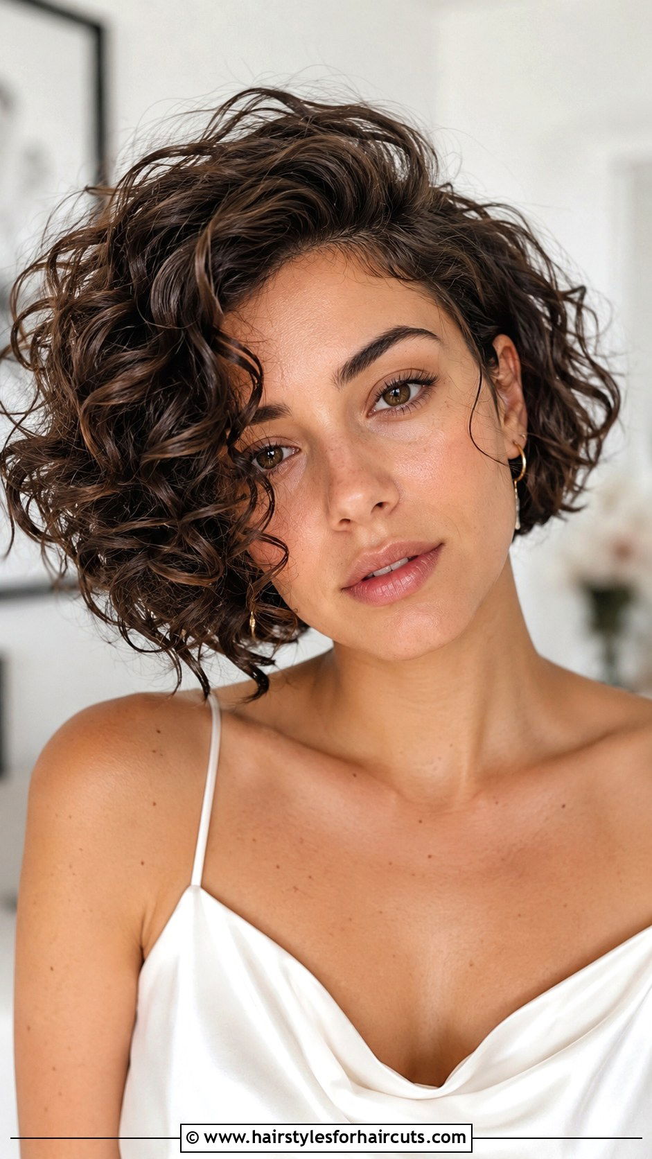 Curly Bob With Side Part - 25 curly bob hairstyles - 25 curly bob hairstyles