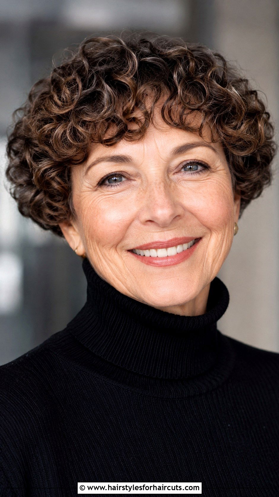 Curly Bowl Cut - 25 haircuts for curly hair women over 50 - 25 haircuts for curly hair women over 50