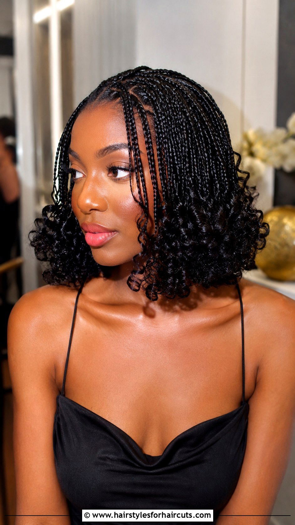 Curly Braided Bob - 25 braided bob hairstyles for black hair - 25 braided bob hairstyles for black hair