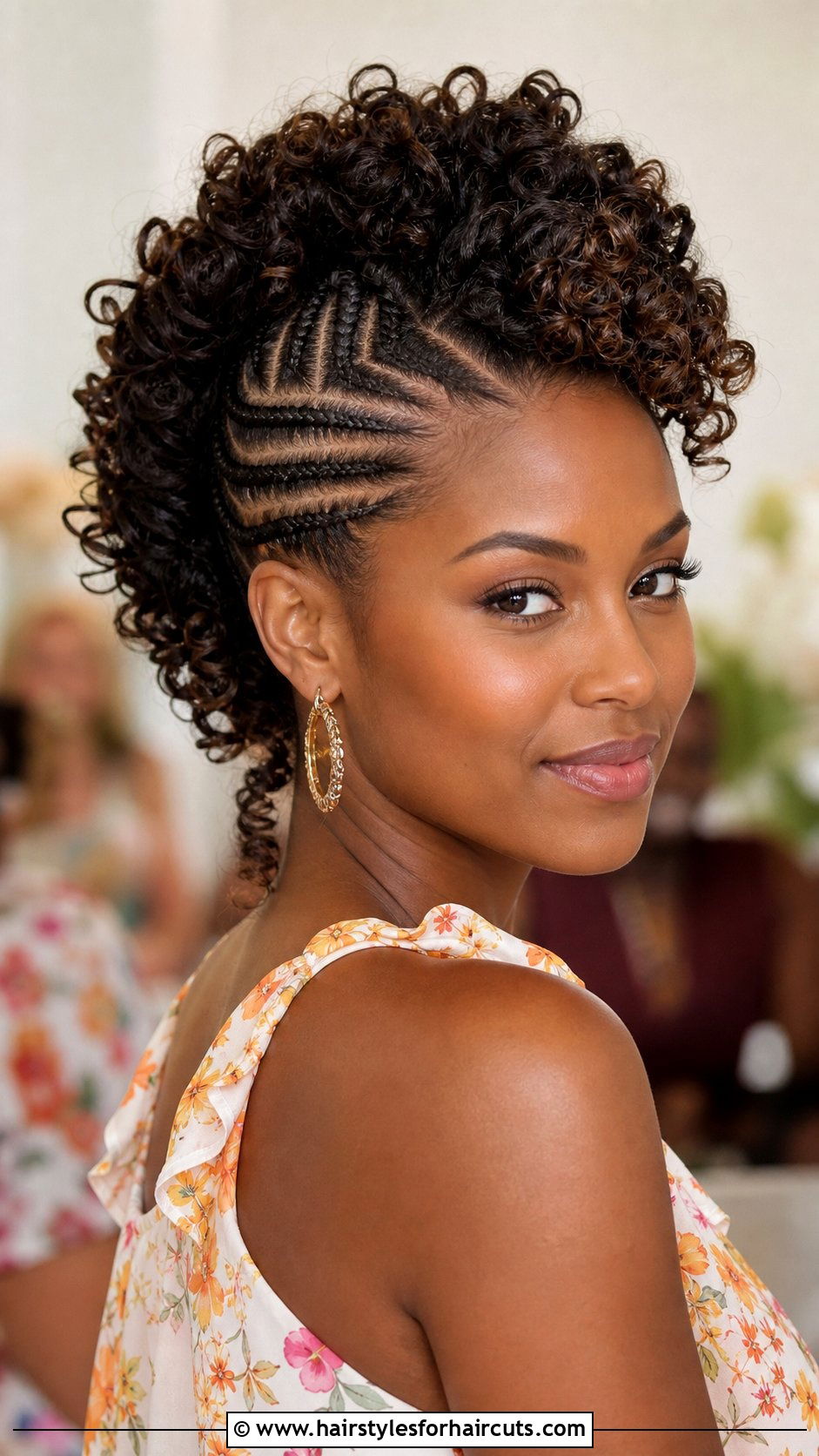 Curly Braided Mohawk - 25 braided mohawk hairstyles for short hair - 25 braided mohawk hairstyles for short hair