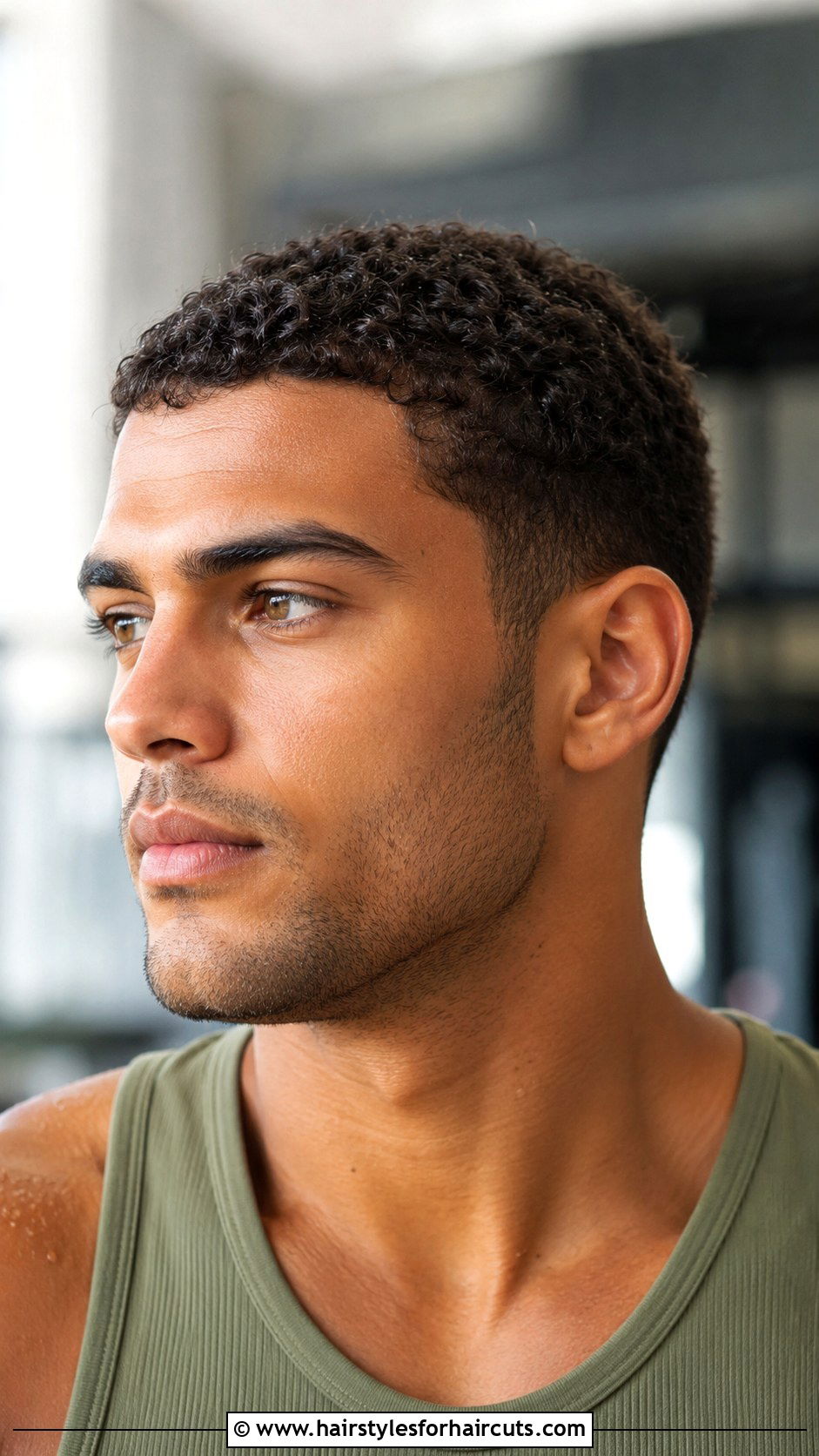 Curly Buzz Cut - 25 ftm haircuts for curly hair - 25 ftm haircuts for curly hair