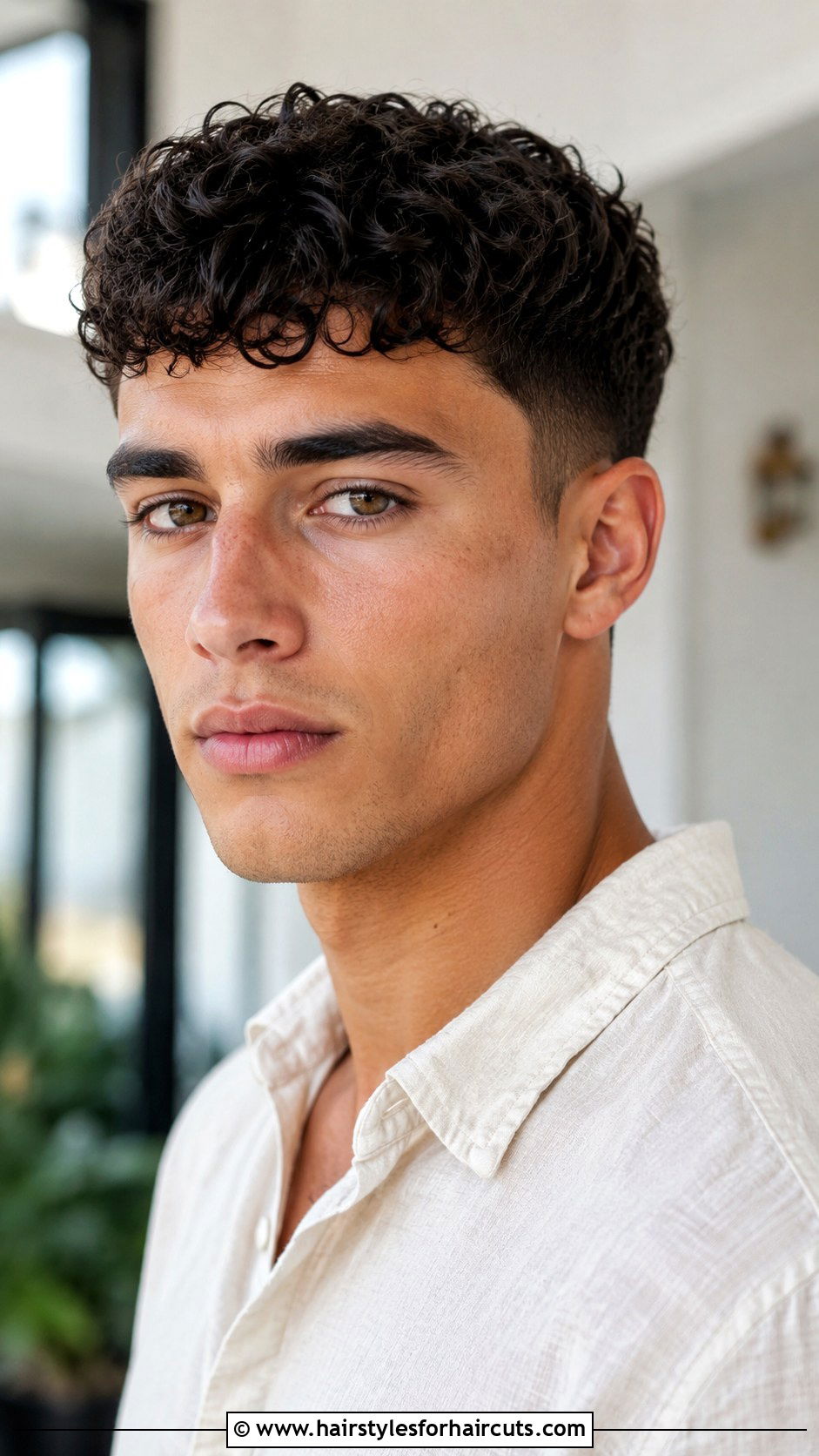 Curly Caesar Cut - 25 curly hair receding hairline haircuts - 25 curly hair receding hairline haircuts